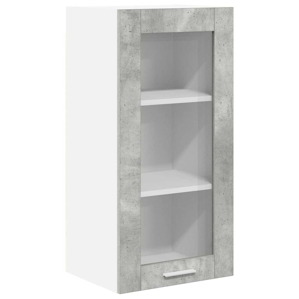Viseći ormarić Betonski sivi 40 x 31 x 80 cm Konstruirano drvo