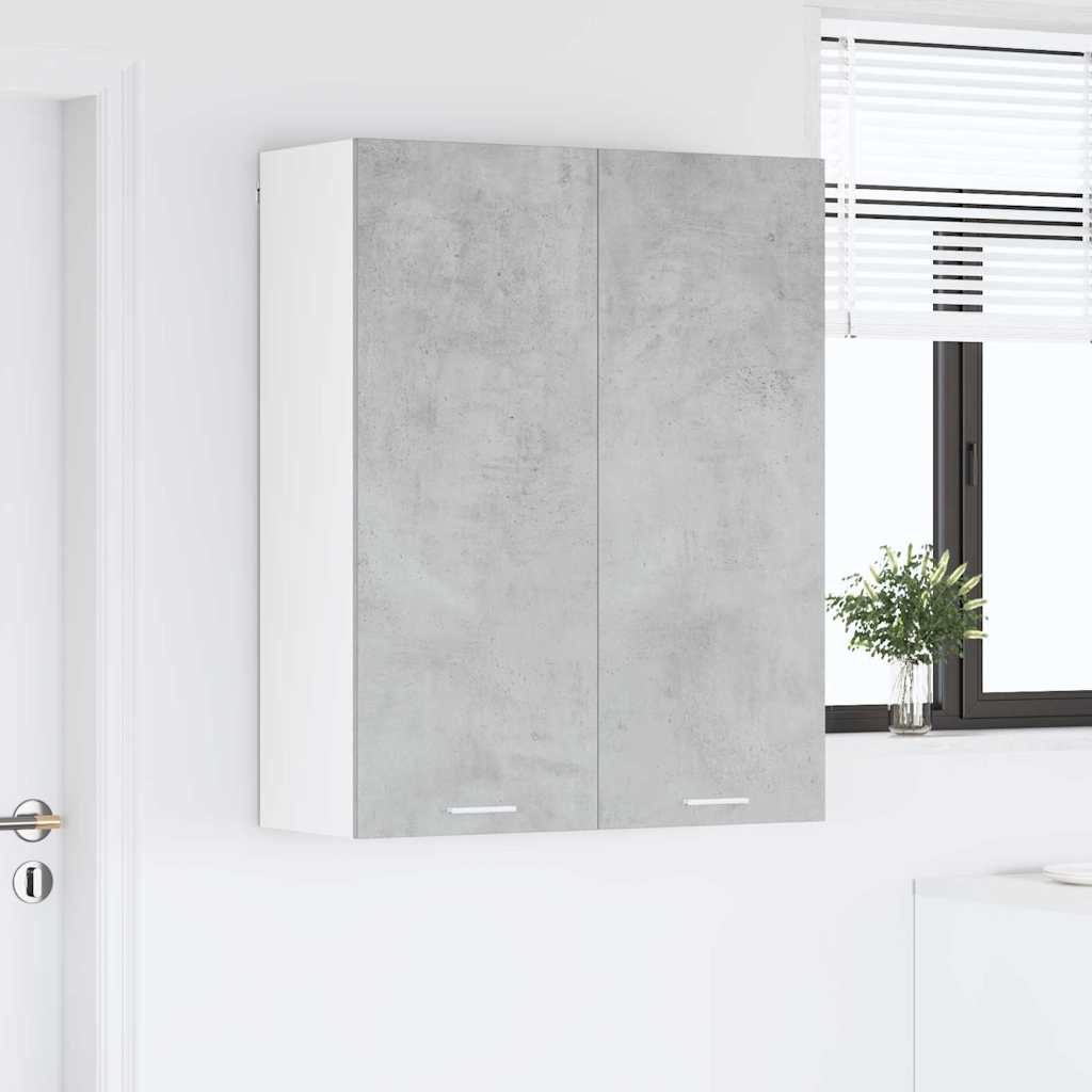 Viseći ormarić Betonski sivi 80 x 31 x 100 cm Konstruirano drvo