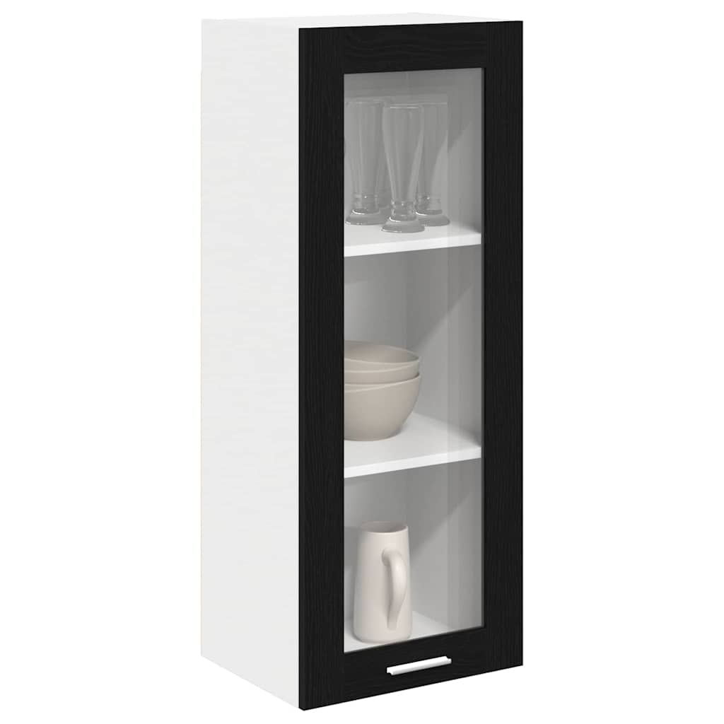 Viseći ormarić Crni hrast 40 x 31 x 100 cm Konstruirano drvo