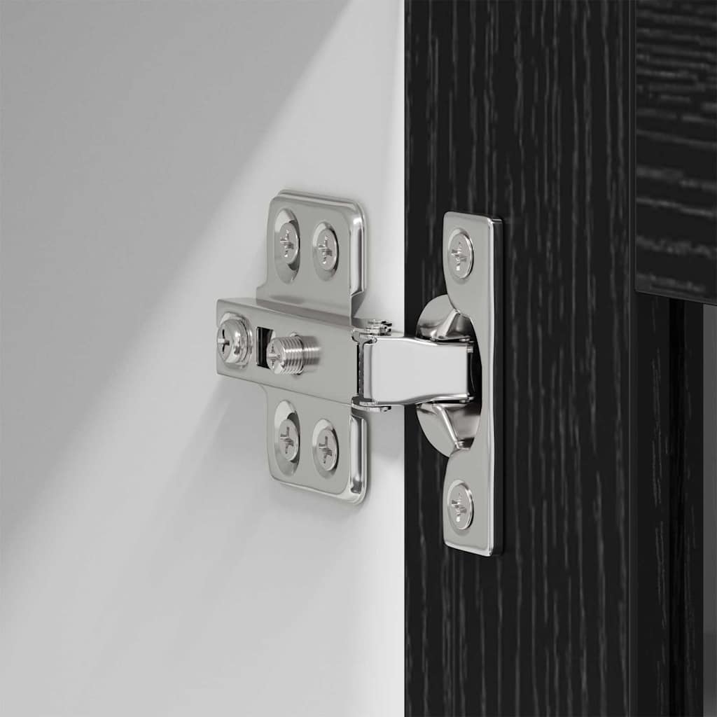 Viseći ormarić Crni hrast 80 x 31 x 100 cm Konstruirano drvo