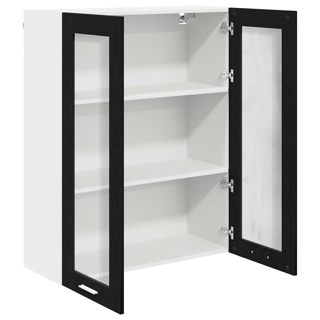 Viseći ormarić Crni hrast 80 x 31 x 100 cm Konstruirano drvo