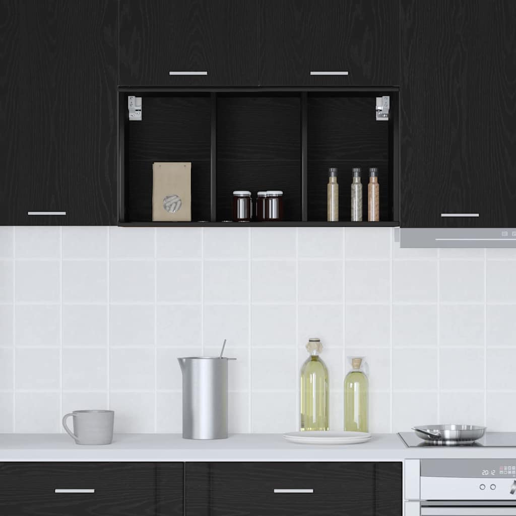 Viseći ormarić Crni hrast 40 x 29,5 x 80 cm Konstruirano drvo