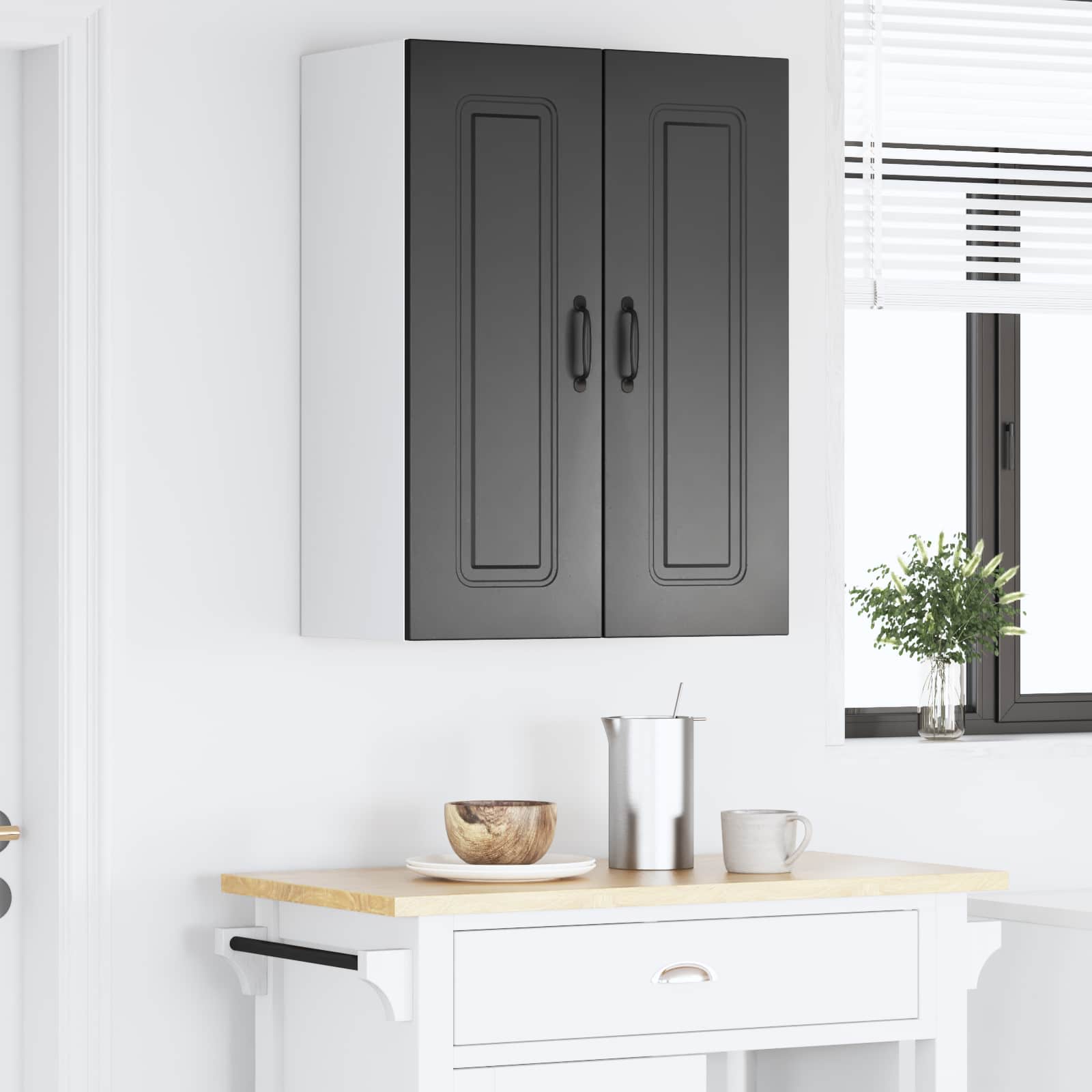Ploča za perilicu posuđa Kalmar 2 pcs Crna 30 x 31 x 80 cm