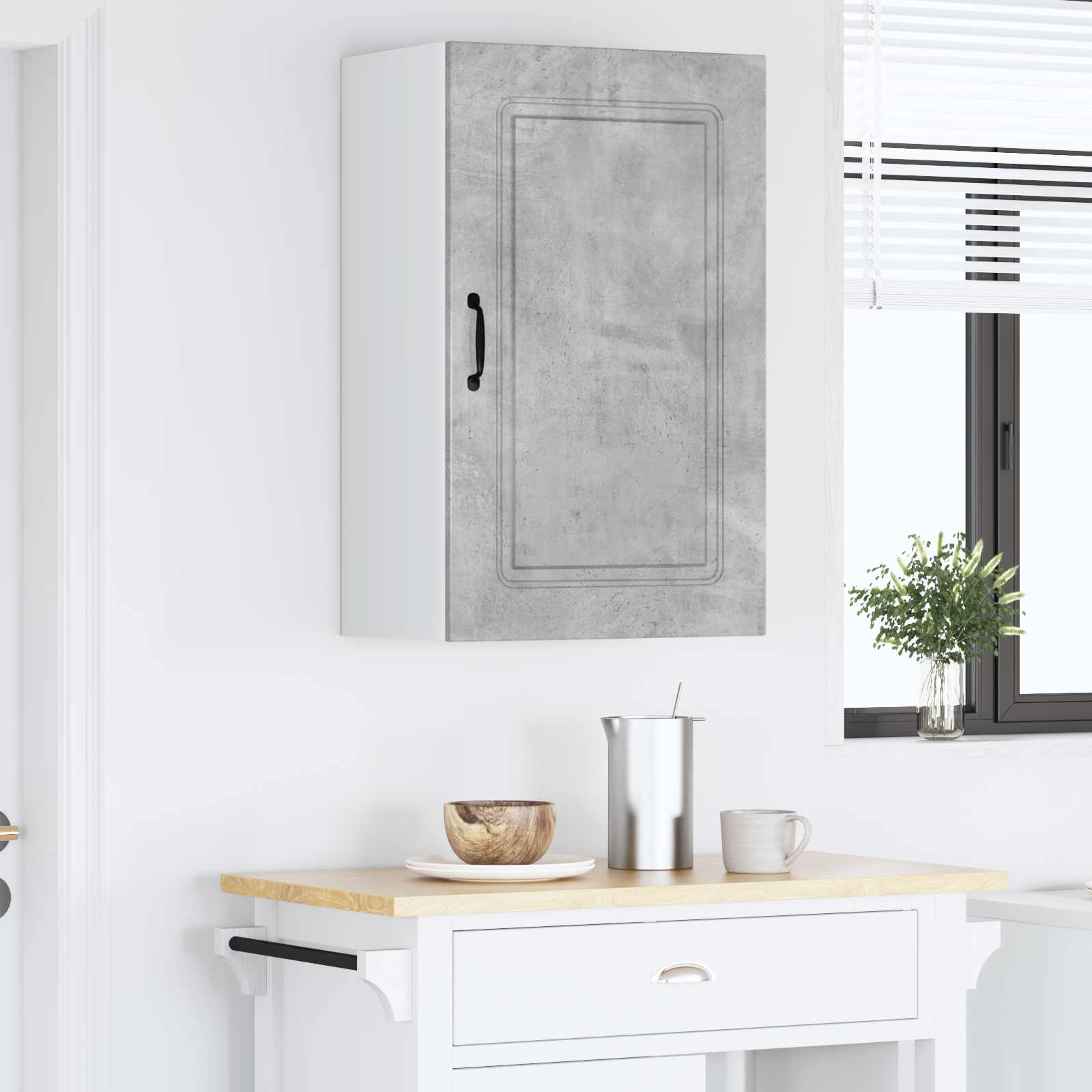 Ploča za perilicu posuđa Kalmar Betonski sivi 50 x 31 x 80 cm