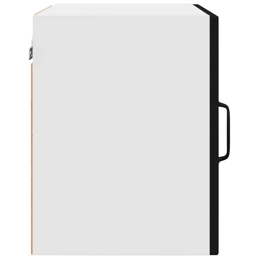 Zidni stakleni ormarić Lucca 2 pcs Crna 40 x 31 x 40 cm