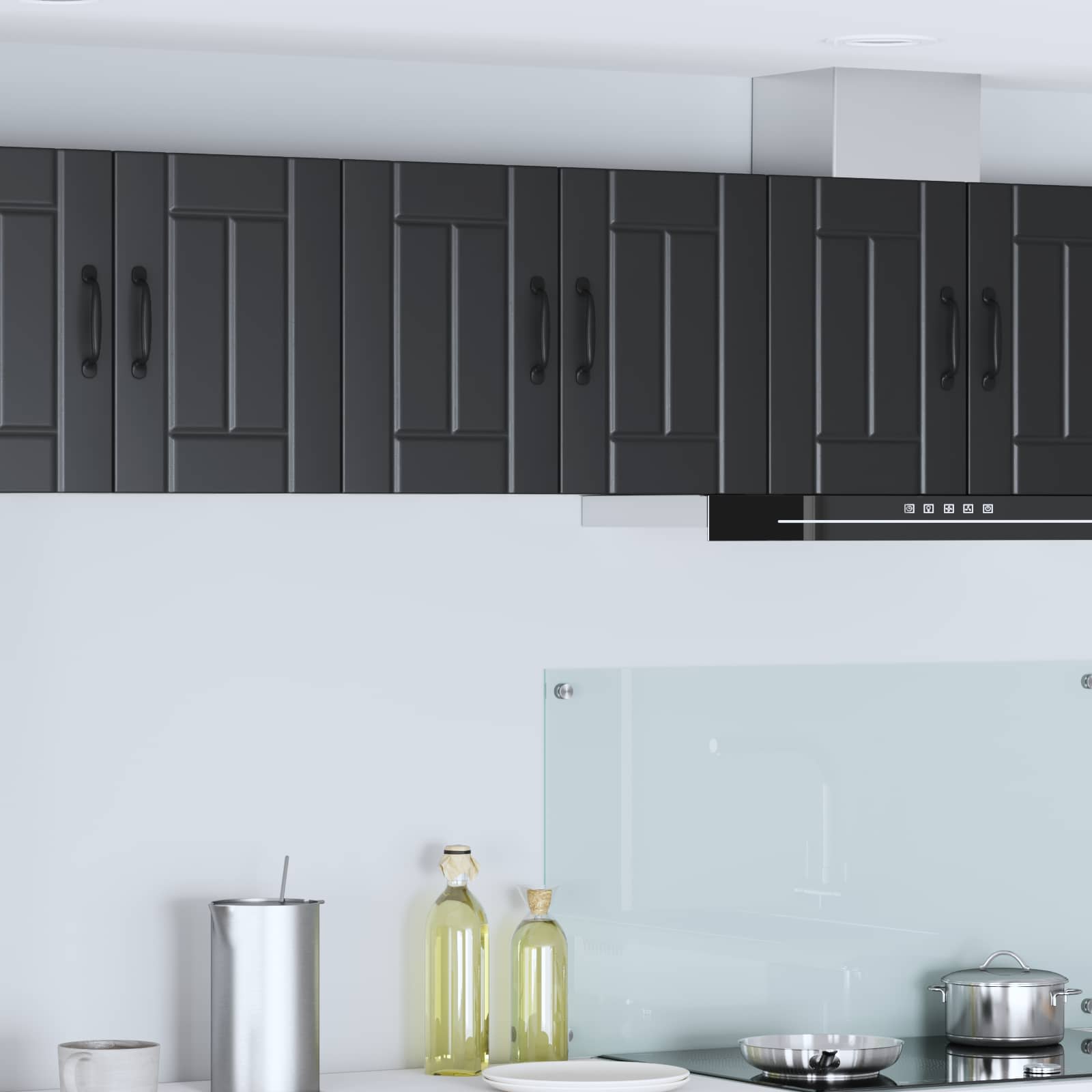 Ormar za Zid Lucca Crna 30 x 31 x 40 cm Konstruirano drvo