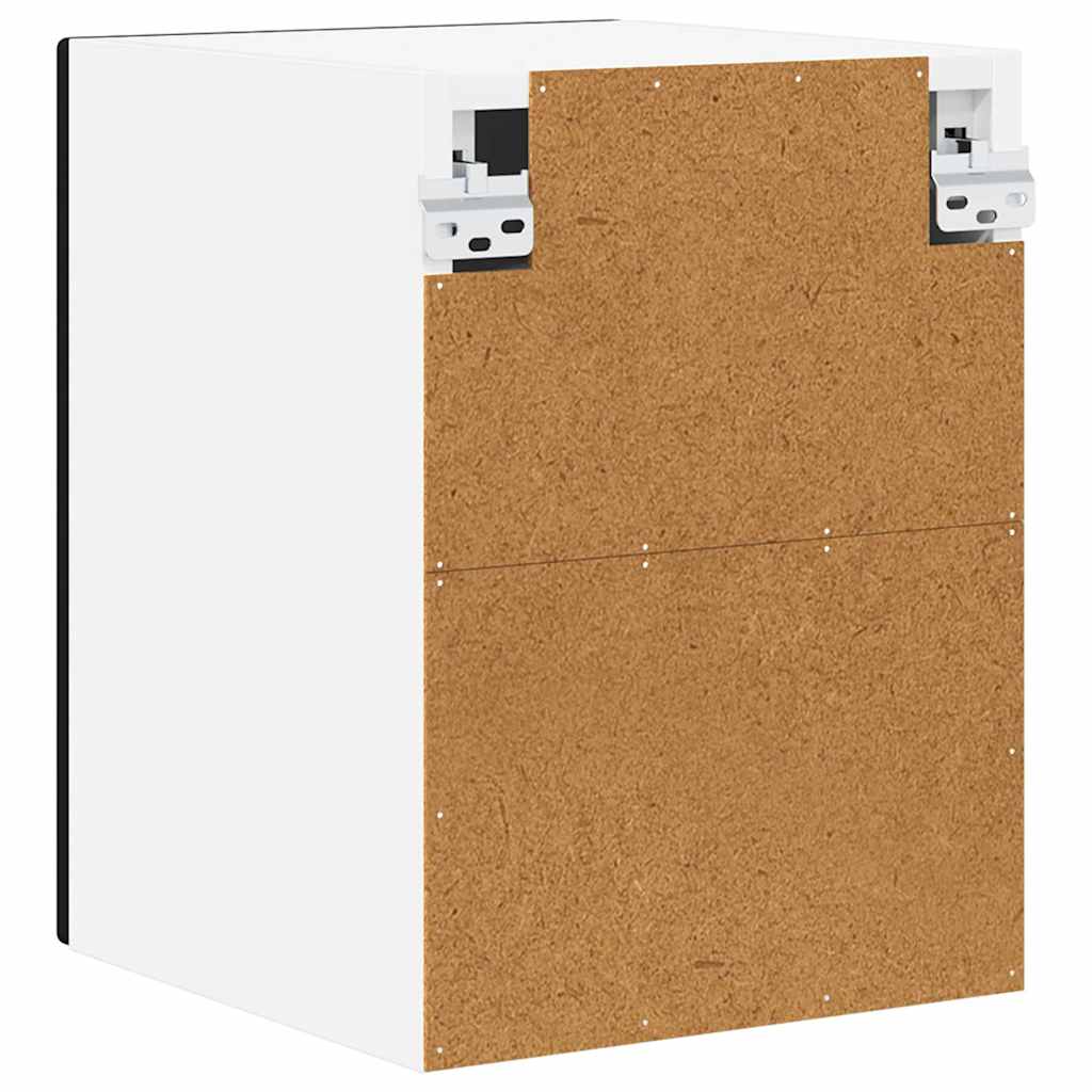 Ormar za Zid Lucca 2 pcs Crna 30 x 31 x 40 cm Konstruirano drvo