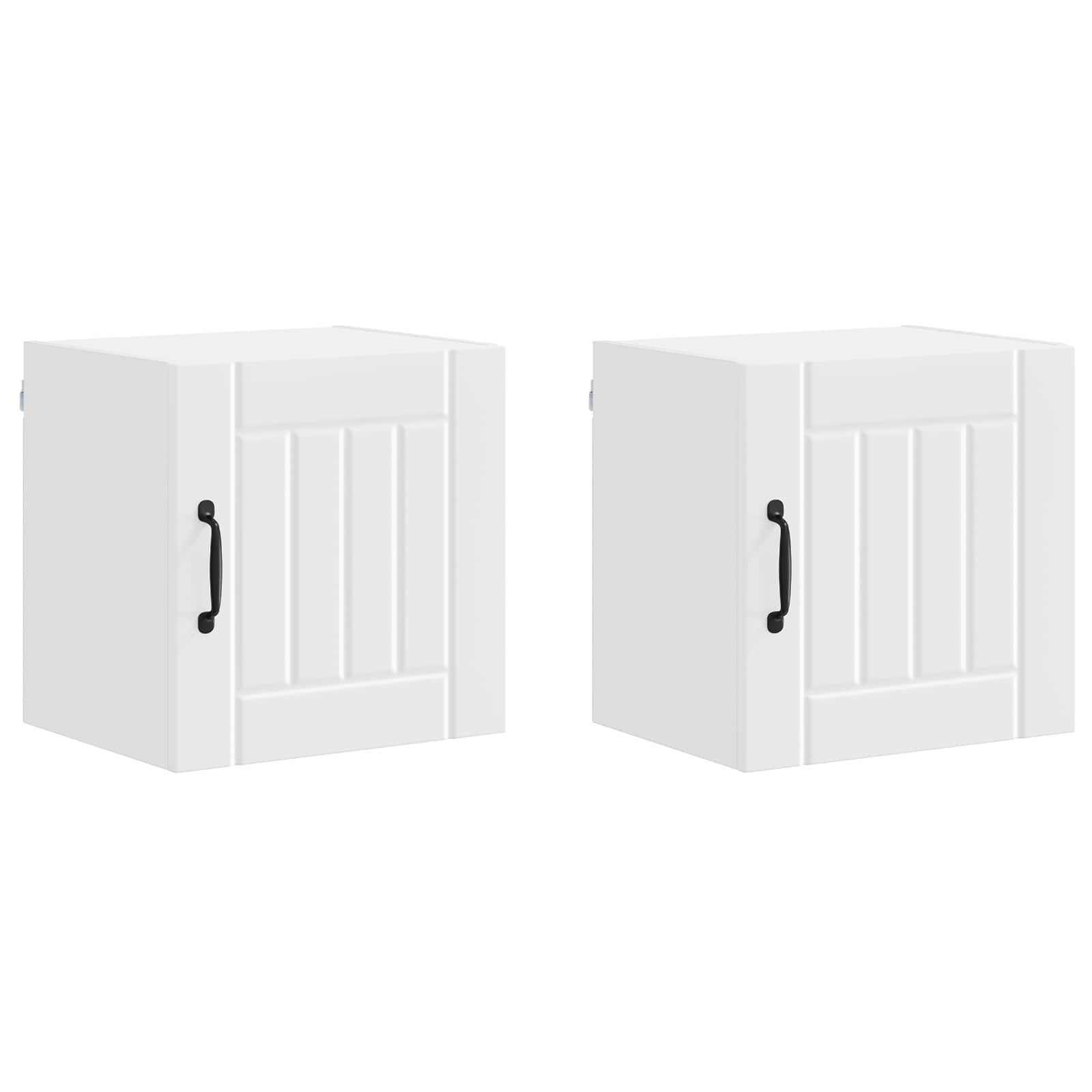 Ormar za Zid Lucca 2 pcs Bijela 40 x 31 x 40 cm