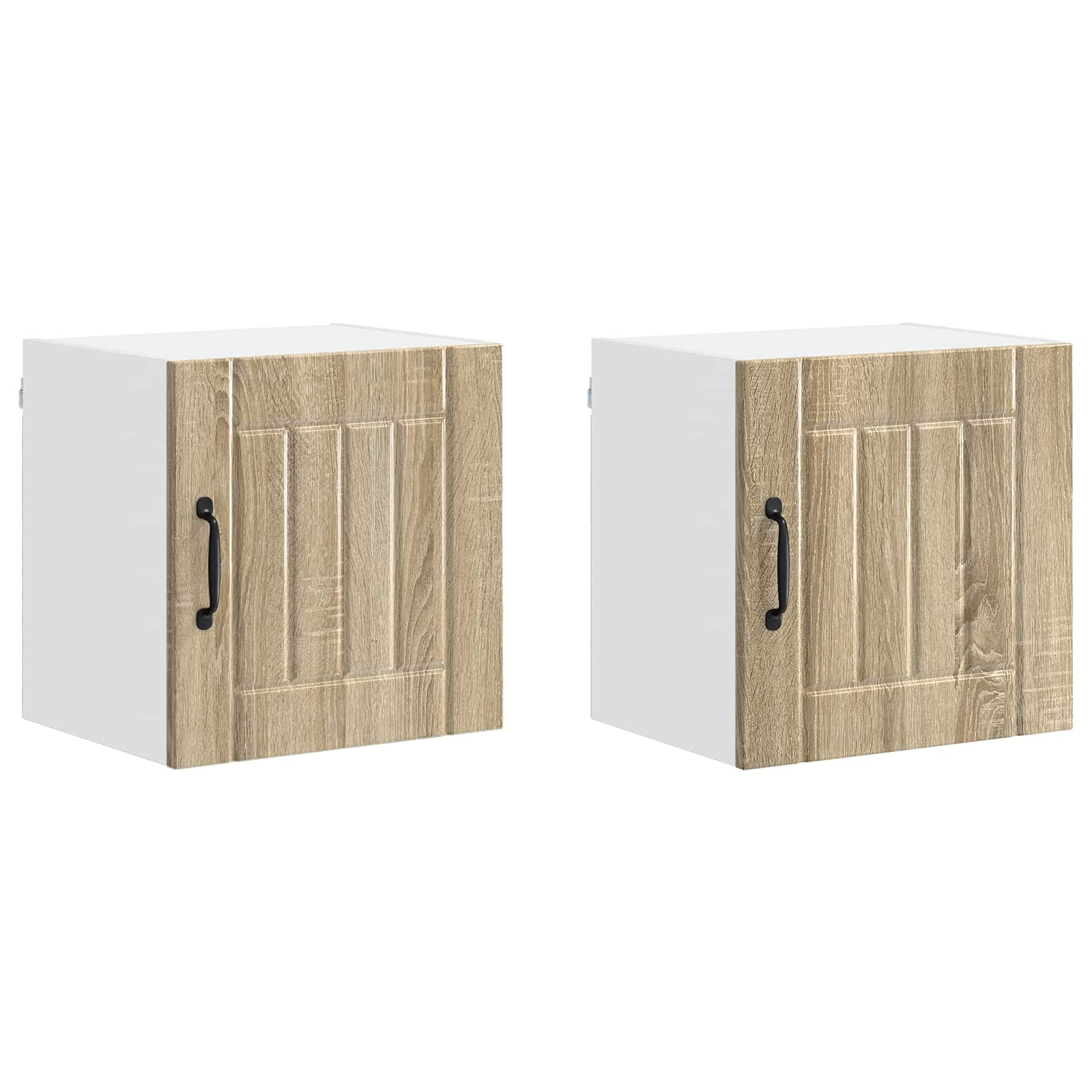 Ormar za Zid Lucca 2 pcs Hrast sonoma 40 x 31 x 40 cm