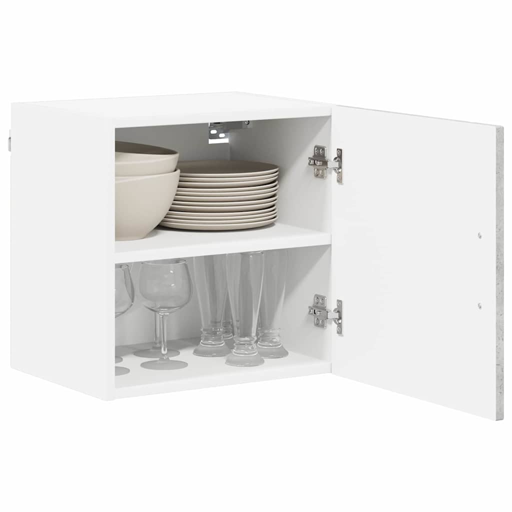 Ormar za Zid Lucca 2 pcs Betonska siva 40 x 31 x 40 cm