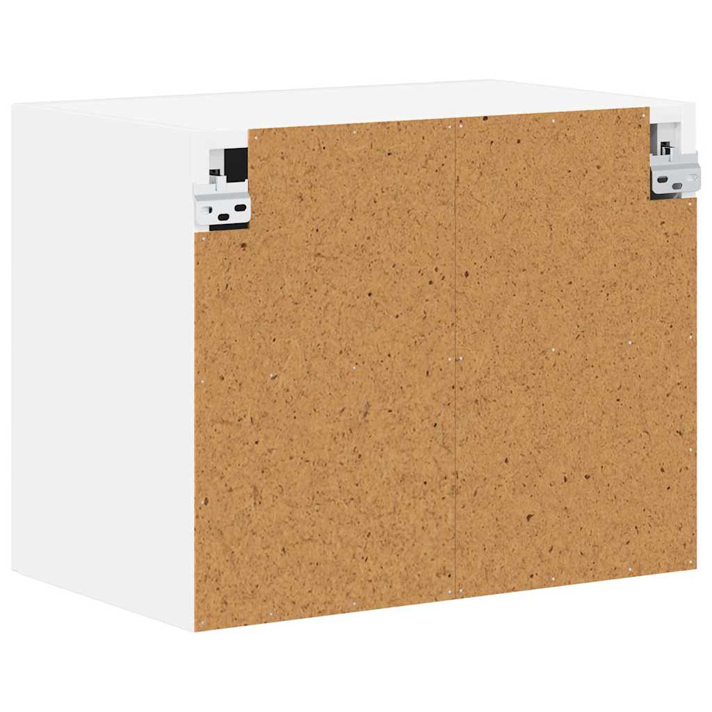 Ormar za Zid Lucca 2 pcs Bijela visokog sjaja 50 x 31 x 40 cm