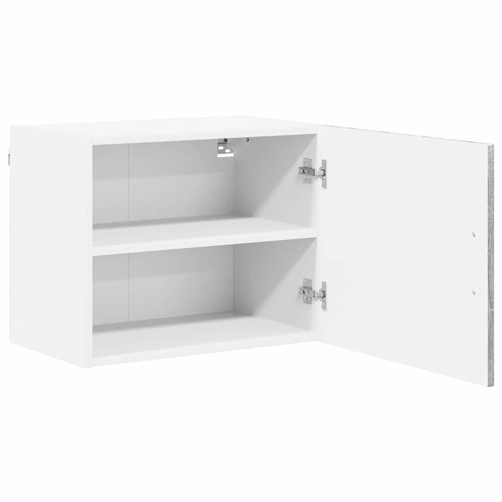 Ormar za Zid Lucca 2 pcs Siva sonoma 50 x 31 x 40 cm