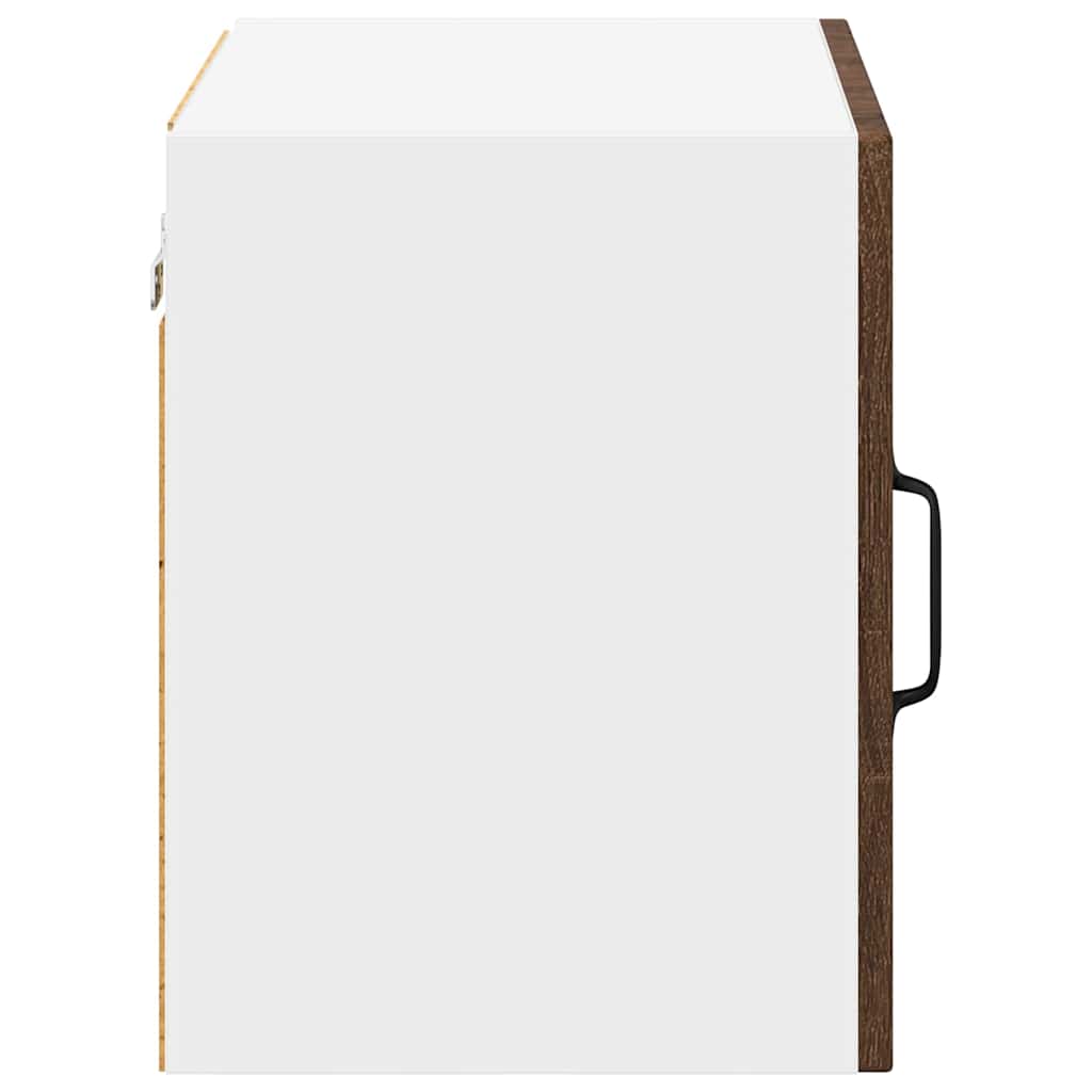 Ormar za Zid Lucca 2 pcs Smeđi hrast 50 x 31 x 40 cm