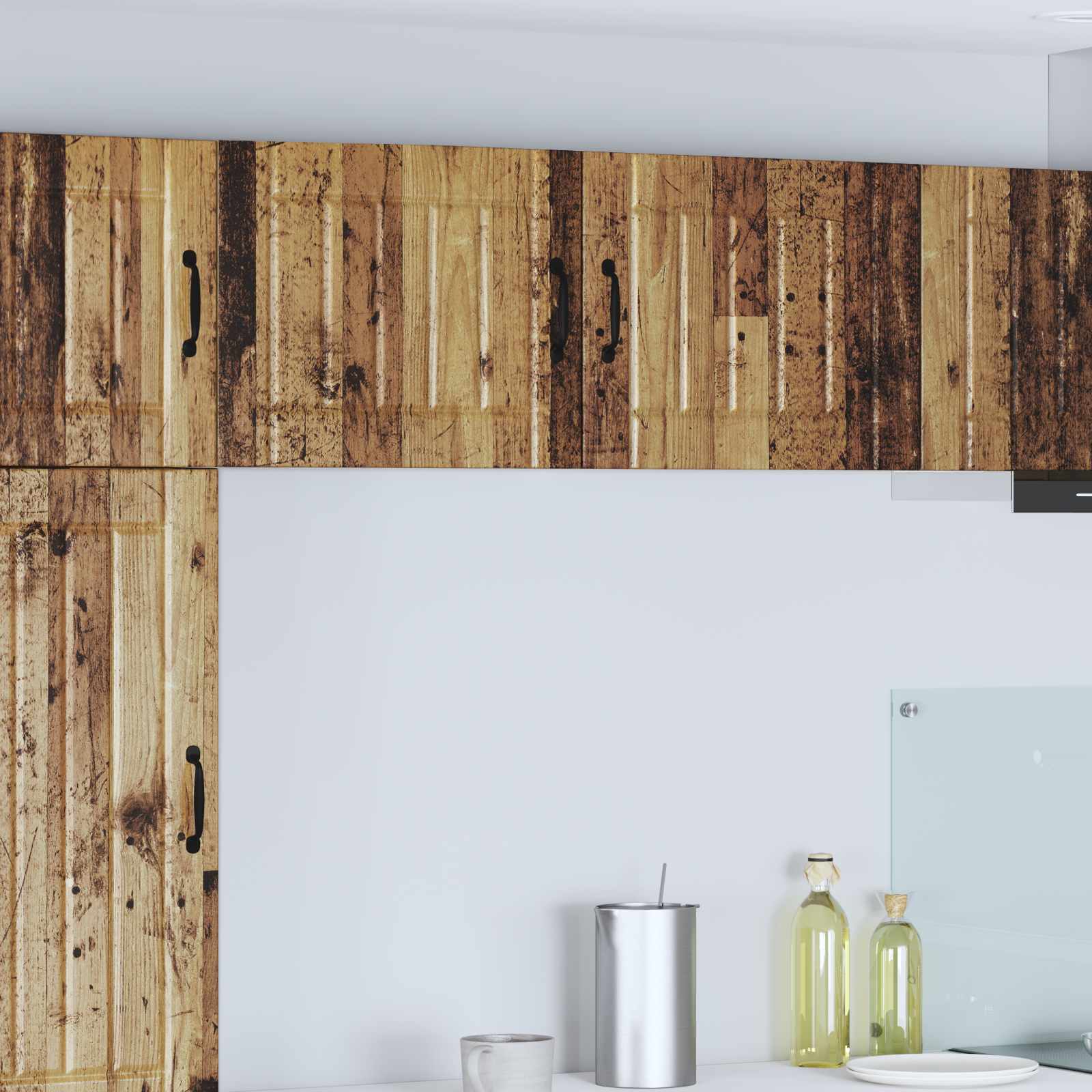 Ormar za Zid Lucca 2 pcs Staro drvo 50 x 31 x 40 cm