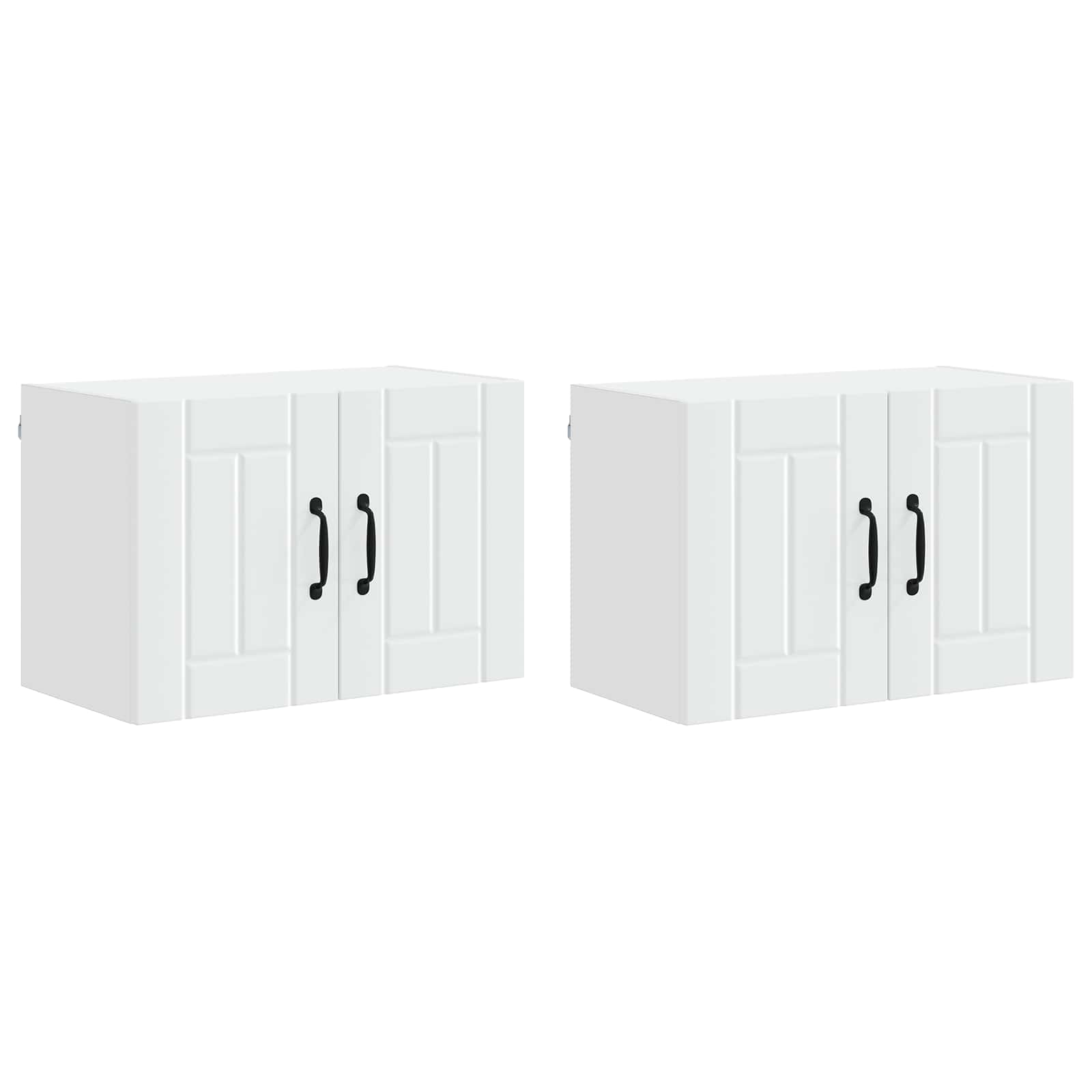 Ormar za Zid Lucca 2 pcs Bijela 60 x 31 x 40 cm