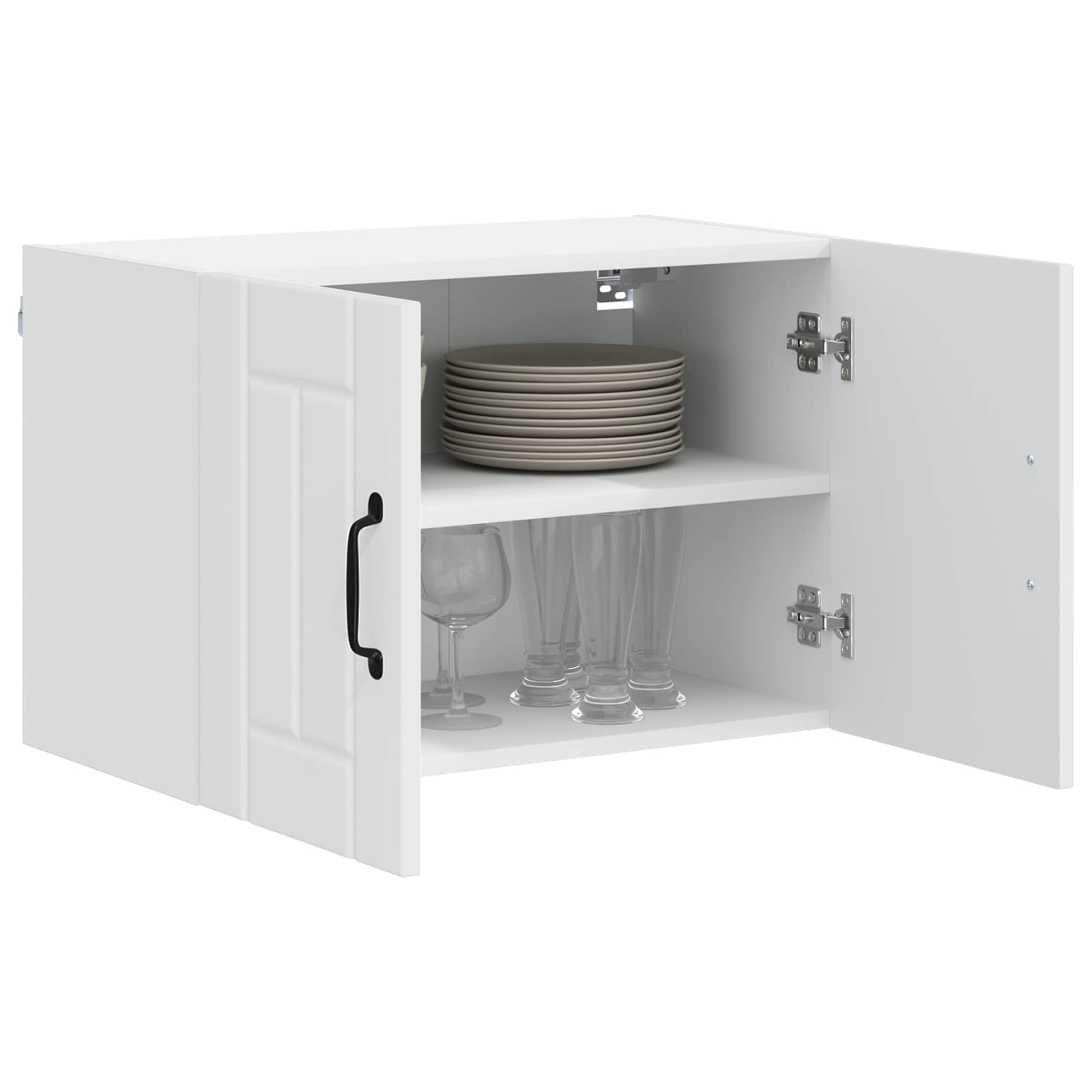 Ormar za Zid Lucca 2 pcs Bijela 60 x 31 x 40 cm