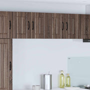 Ormar za Zid Lucca 2 pcs Smeđi hrast 60 x 31 x 40 cm