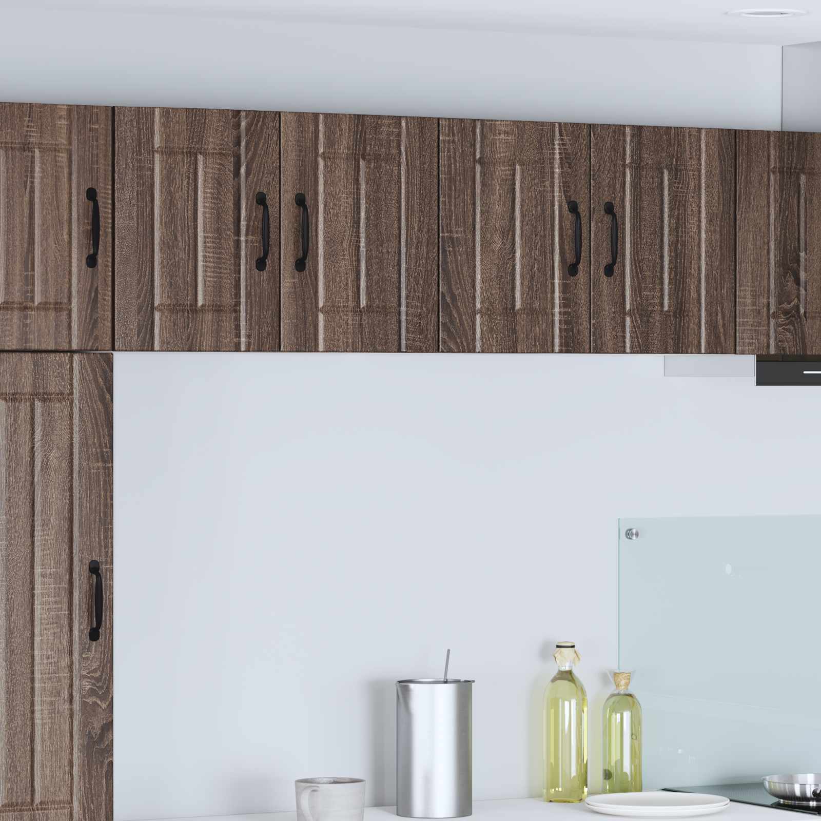 Ormar za Zid Lucca 2 pcs Smeđi hrast 60 x 31 x 40 cm