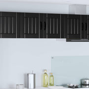 Ormar za Zid Lucca Crna 80 x 31 x 40 cm Konstruirano drvo
