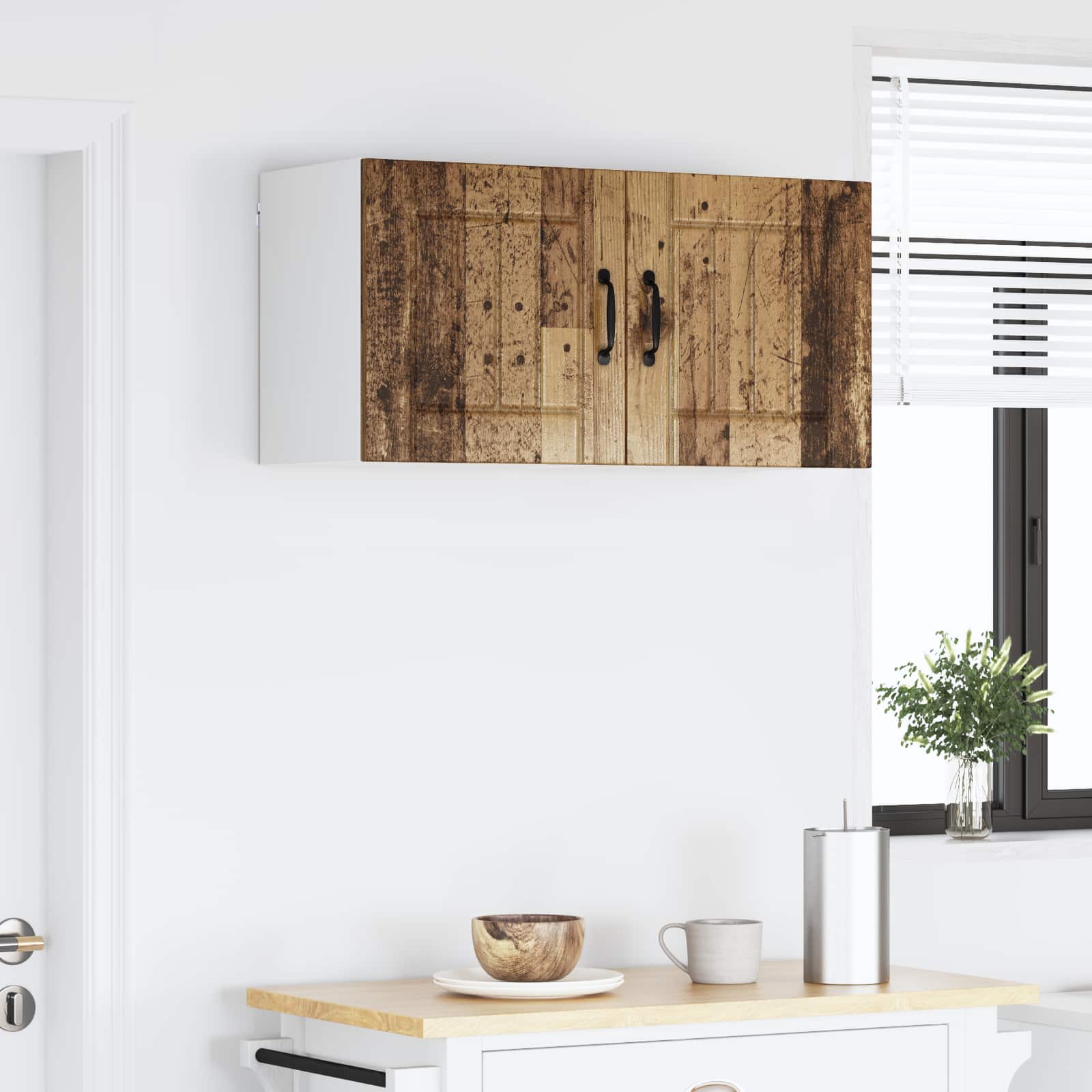 Ormar za Zid Lucca Staro drvo 80 x 31 x 40 cm Konstruirano drvo