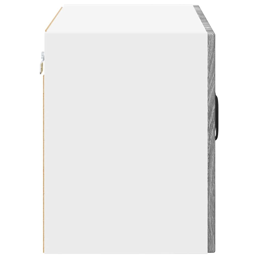 Zidni stakleni ormarić Lucca 2 pcs Siva sonoma 60 x 31 x 40 cm