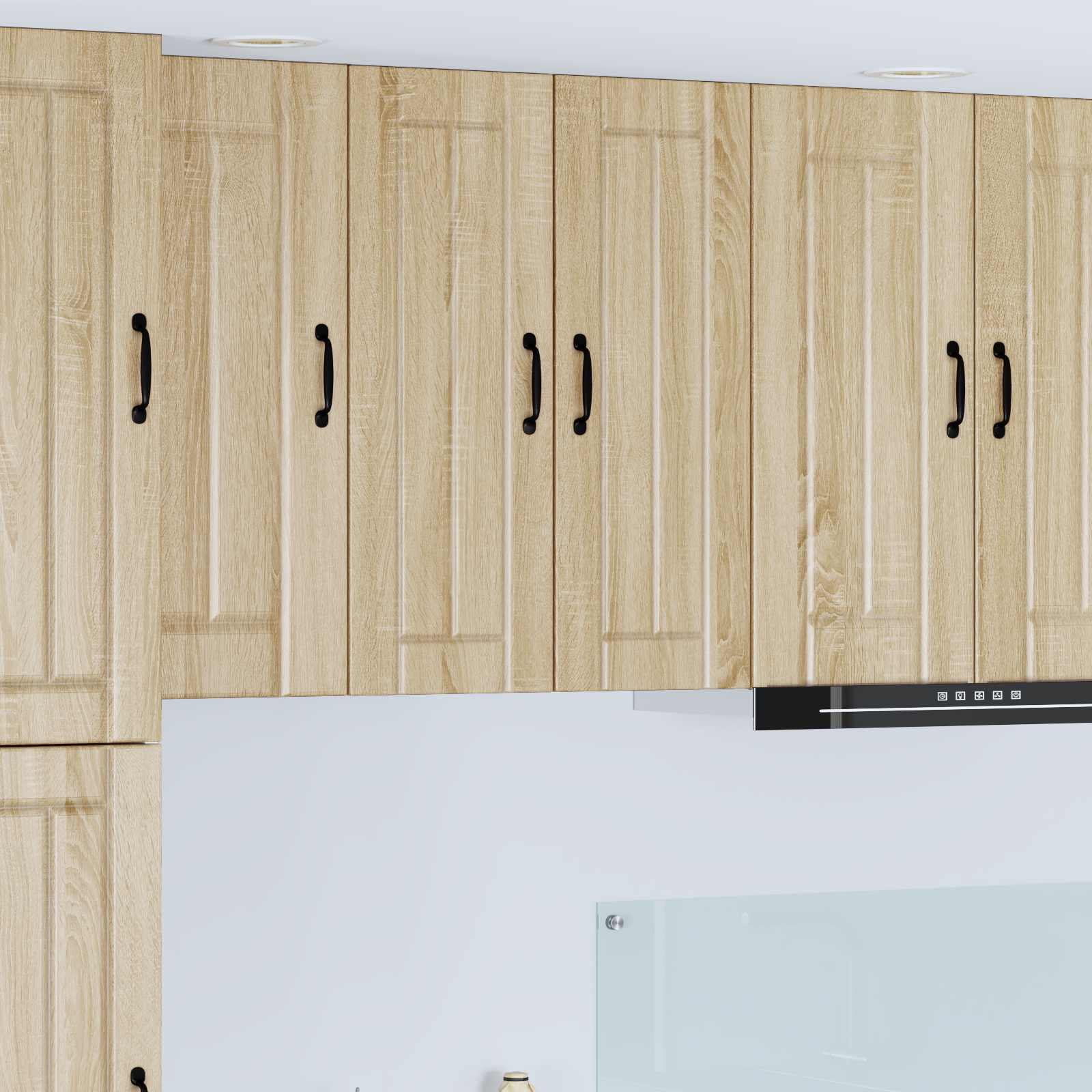 Ormar za Zid Lucca 2 pcs Hrast sonoma 30 x 31 x 80 cm