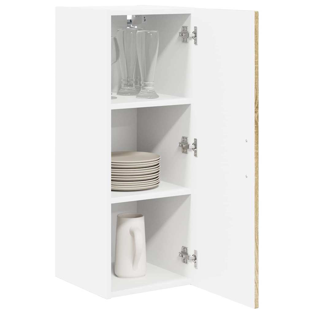 Ormar za Zid Lucca 2 pcs Hrast sonoma 30 x 31 x 80 cm