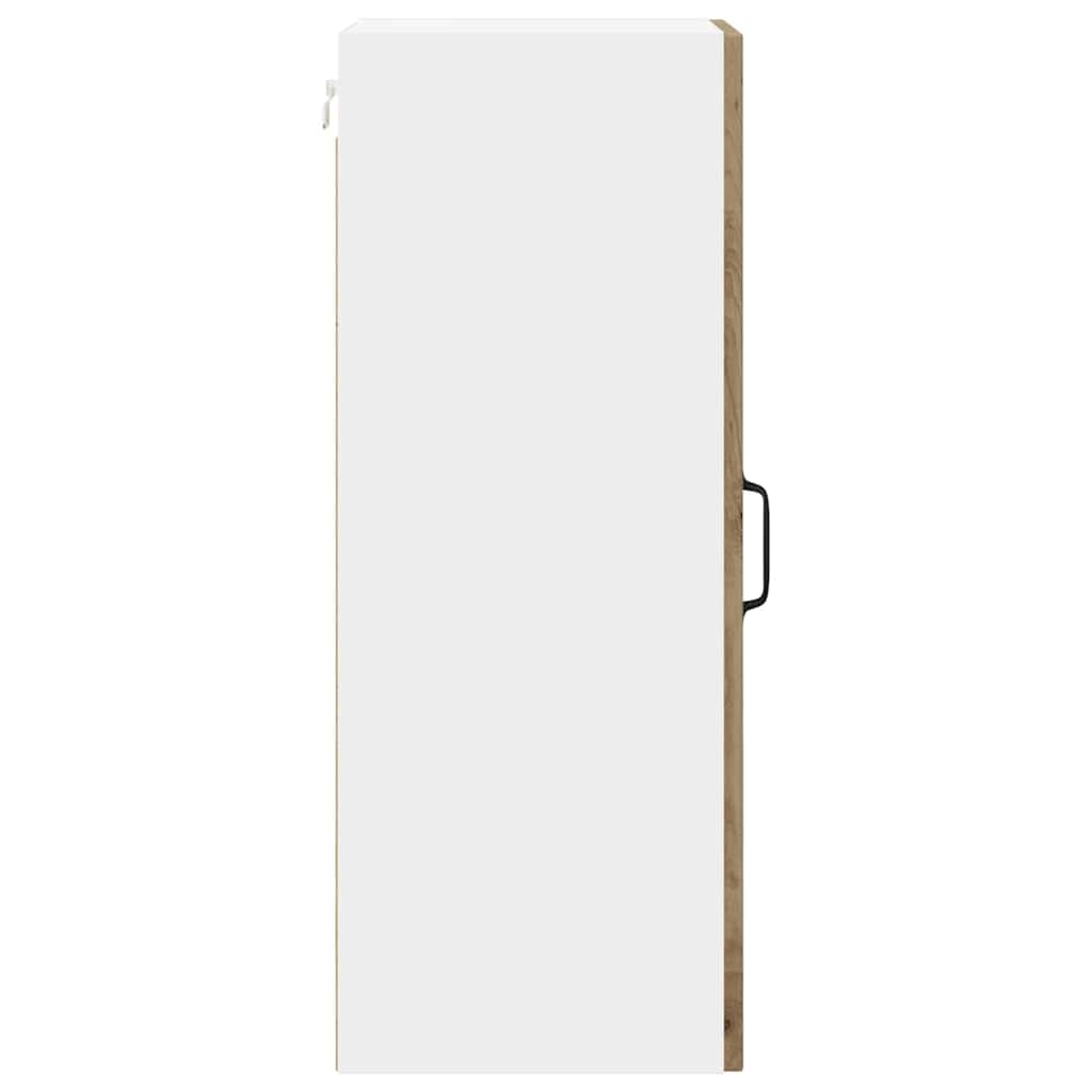Ormar za Zid Lucca 2 pcs Hrast artisan 30 x 31 x 80 cm