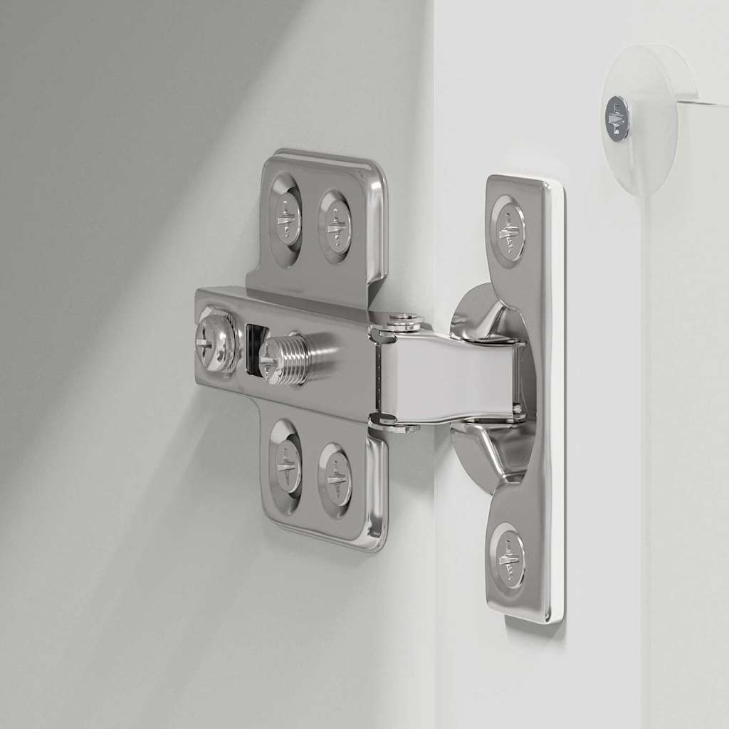 Zidni stakleni ormarić Lucca Bijela 80 x 31 x 80 cm