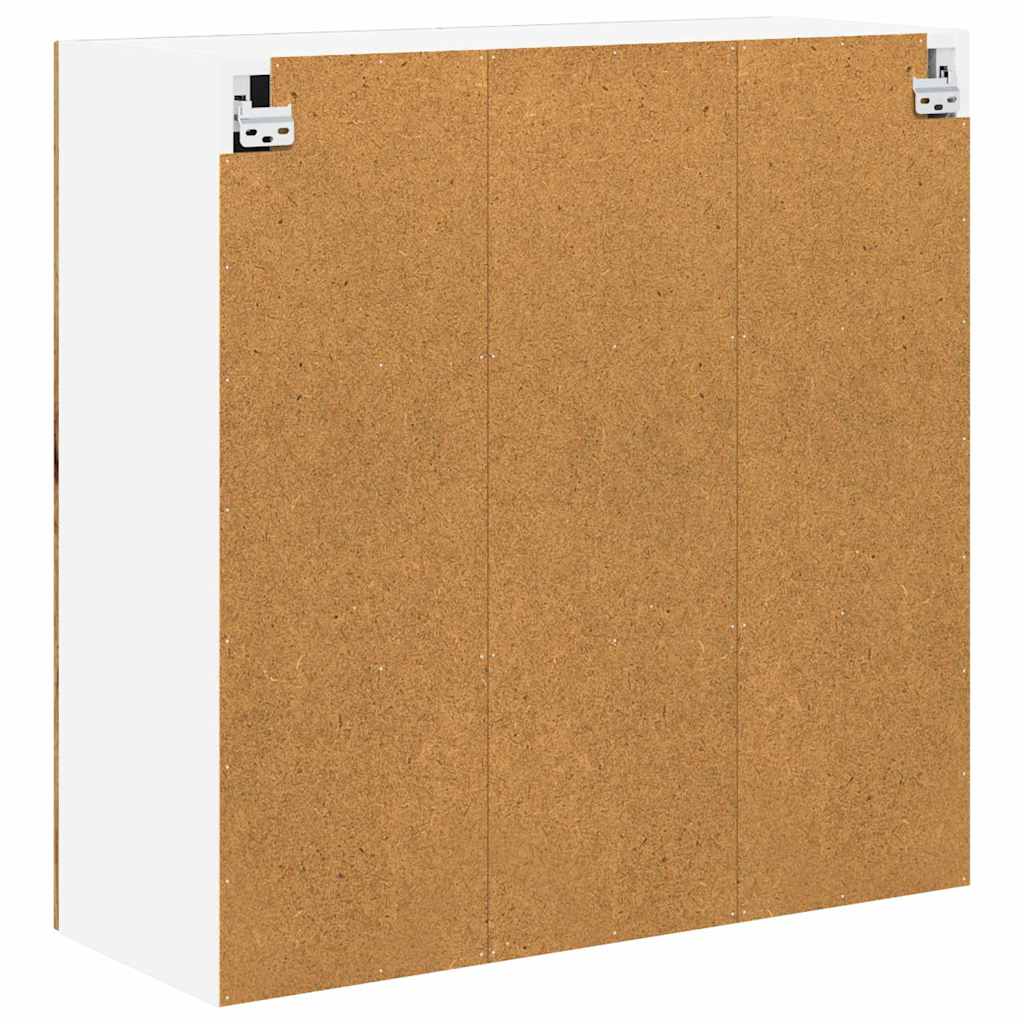 Zidni stakleni ormarić Lucca Staro drvo 80 x 31 x 80 cm