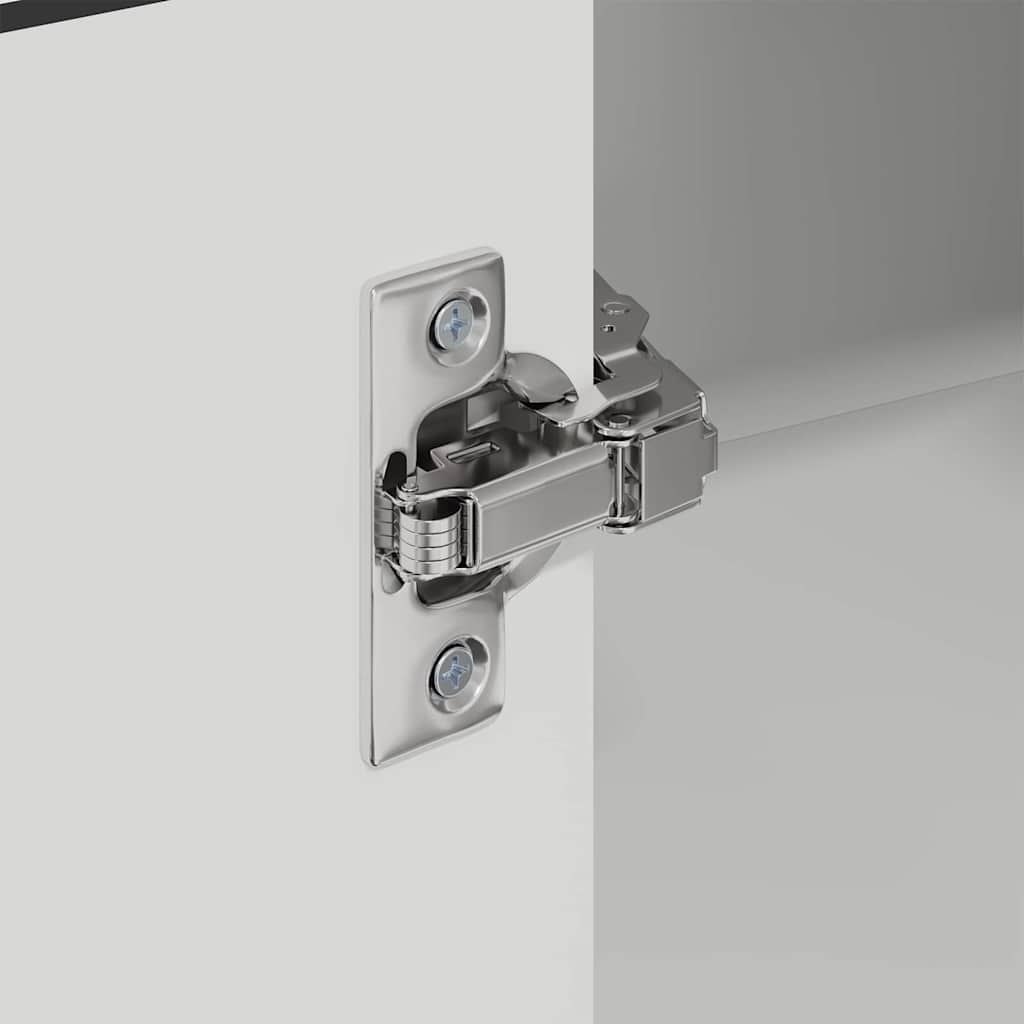 Zidni kutni ormar Lucca Crna 57 x 57 x 80 cm Konstruirano drvo