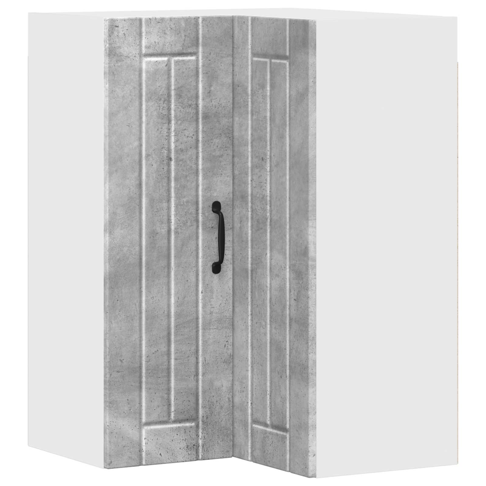 Zidni kutni ormar Lucca Betonska siva 57 x 57 x 80 cm