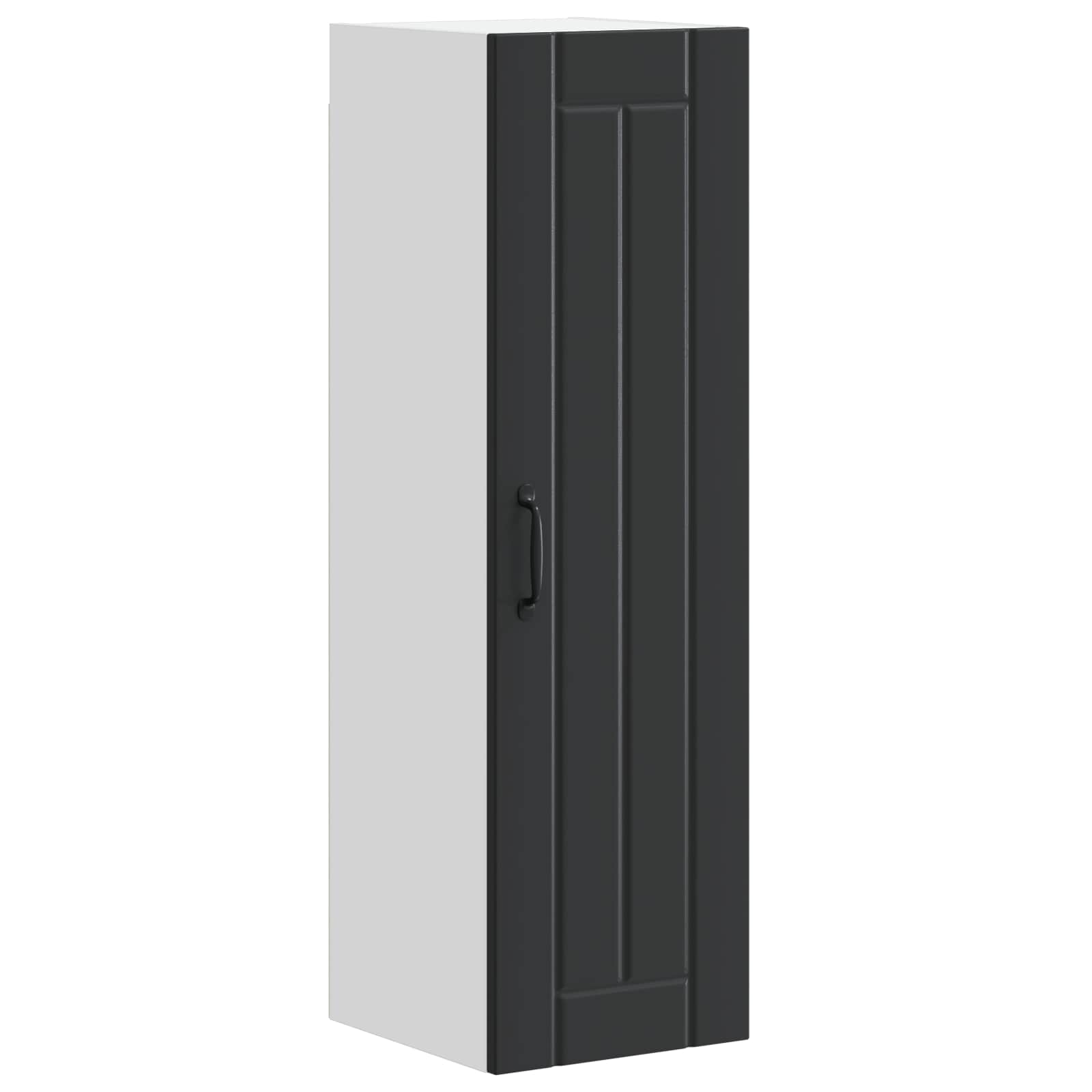 Ormar za Zid Lucca Crna 30 x 31 x 100 cm Konstruirano drvo