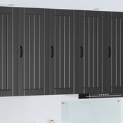 Ormar za Zid Lucca Crna 40 x 31 x 100 cm Konstruirano drvo