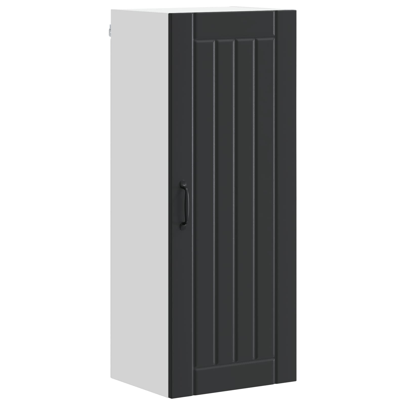 Ormar za Zid Lucca Crna 40 x 31 x 100 cm Konstruirano drvo