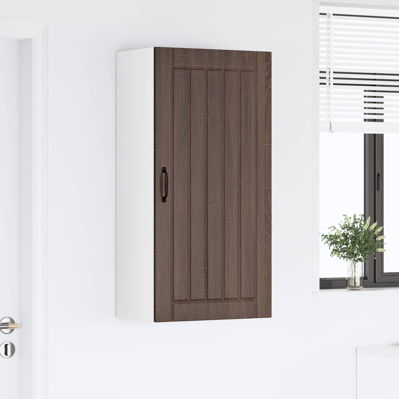 Ormar za Zid Lucca Smeđi hrast 50 x 31 x 100 cm