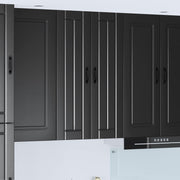Ormar za Zid Lucca Crna 60 x 31 x 100 cm Konstruirano drvo