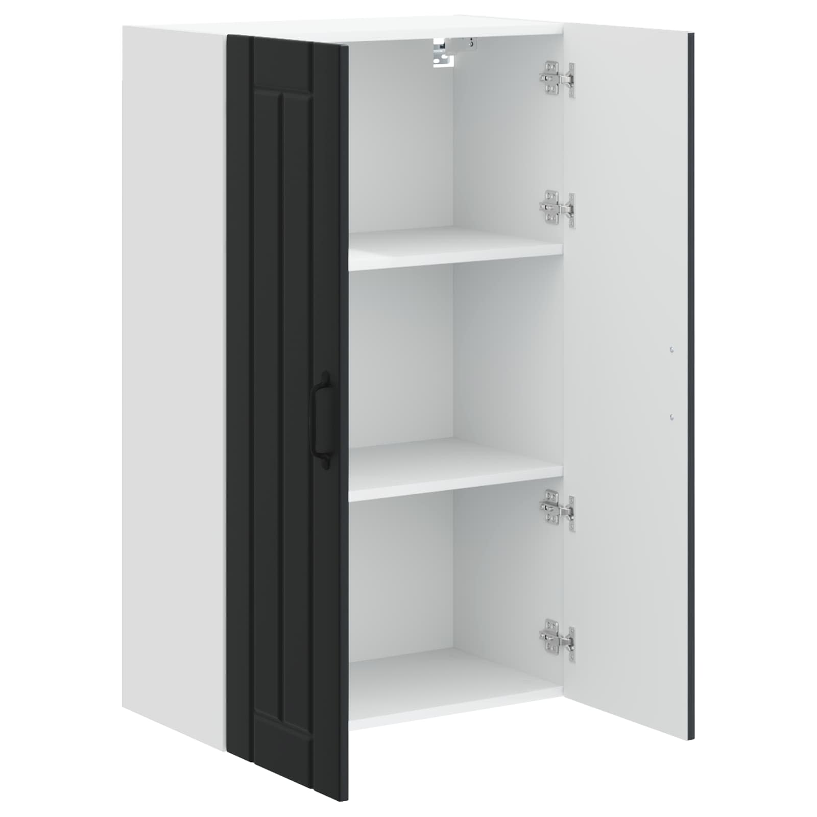 Ormar za Zid Lucca Crna 60 x 31 x 100 cm Konstruirano drvo