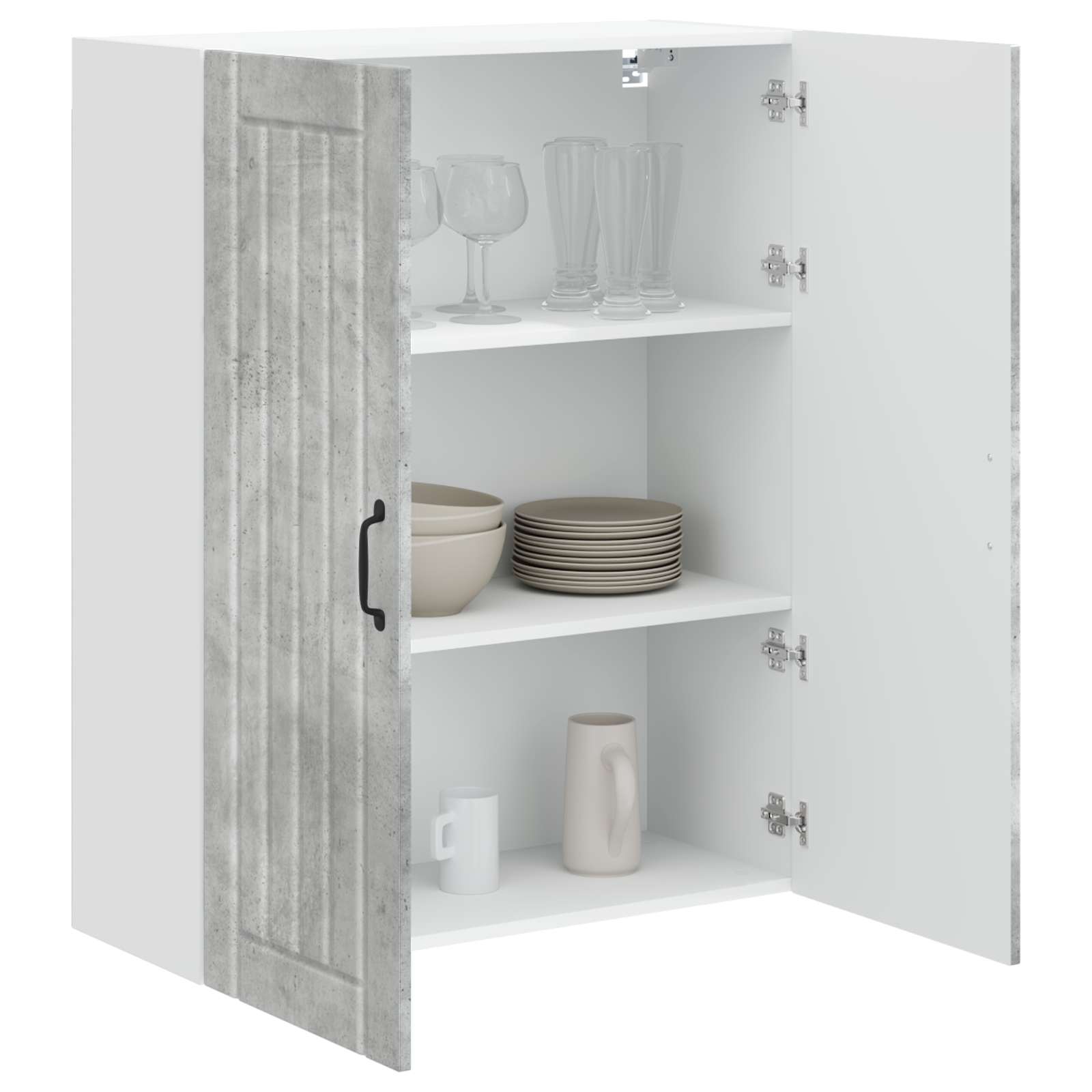 Ormar za Zid Lucca Betonska siva 80 x 31 x 100 cm