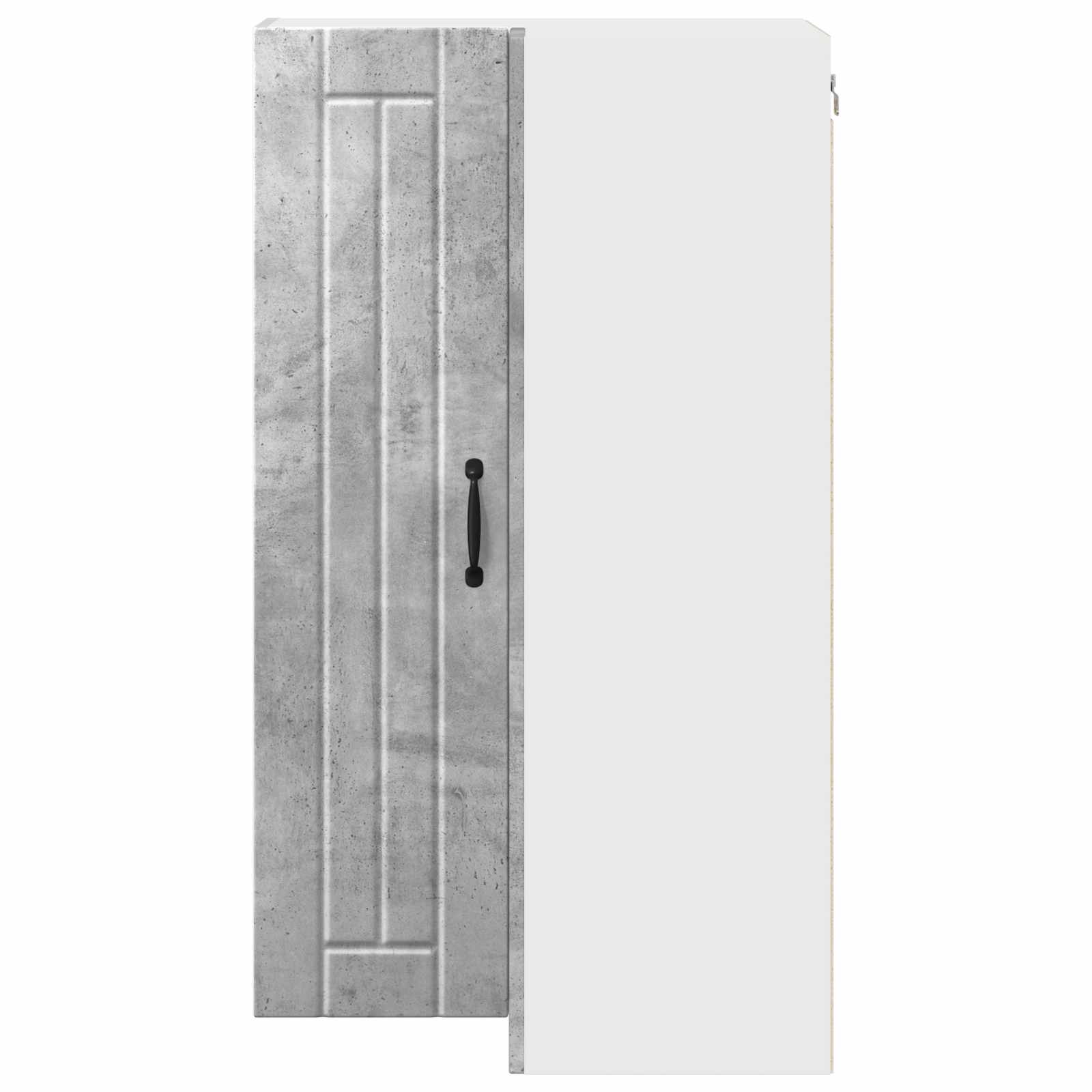 Zidni kutni ormar Lucca Betonska siva 57 x 57 x 100 cm