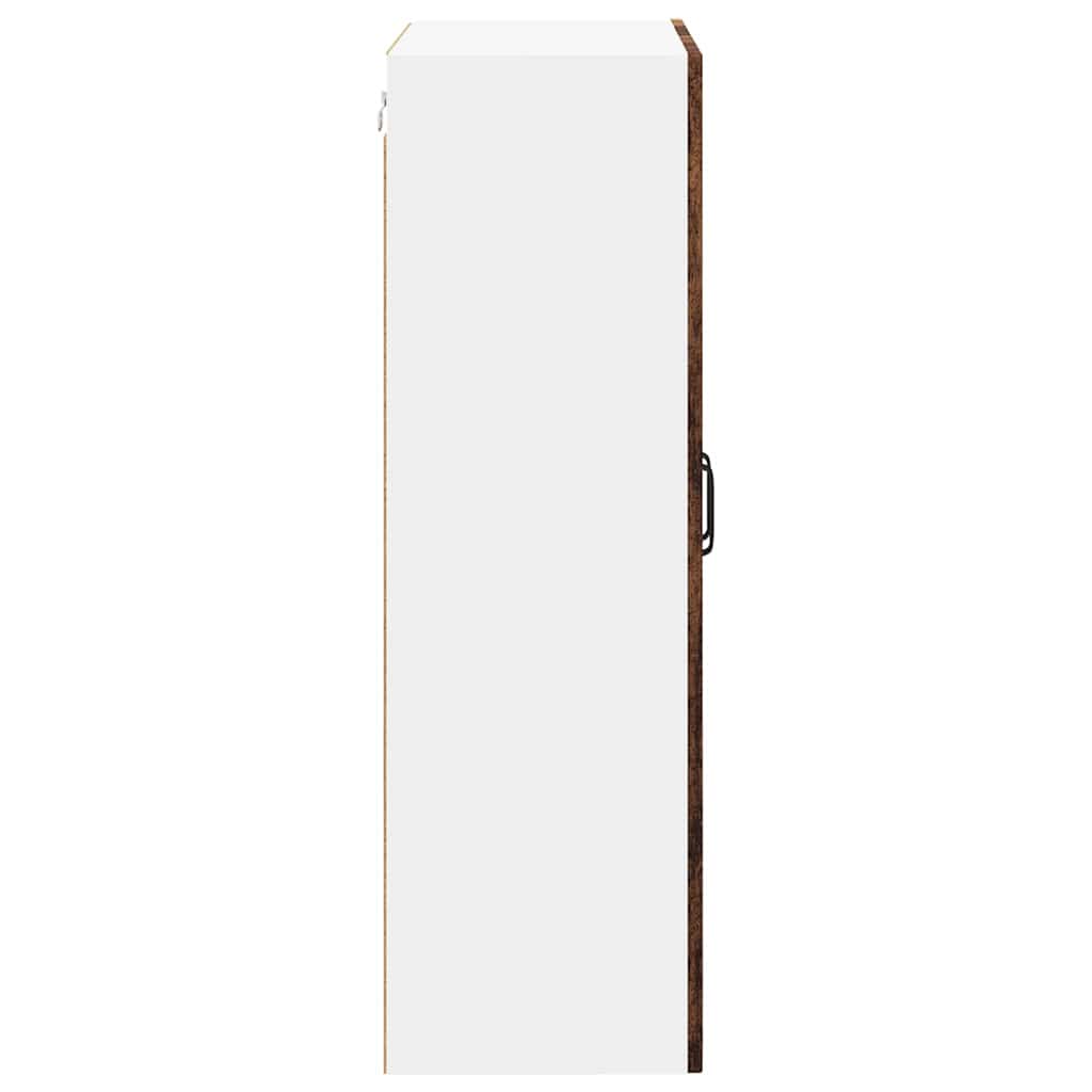 Zidni stakleni ormarić Lucca Staro drvo 60 x 31 x 100 cm