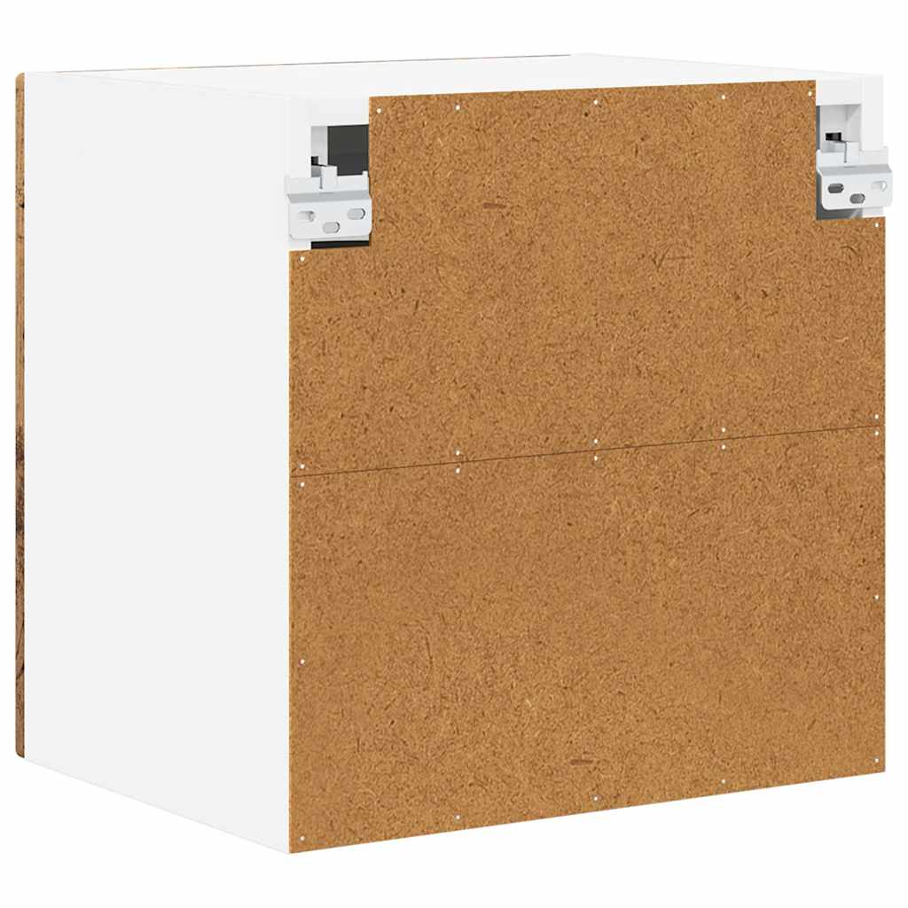 Zidni stakleni ormarić Staro drvo 40 x 31 x 40 cm