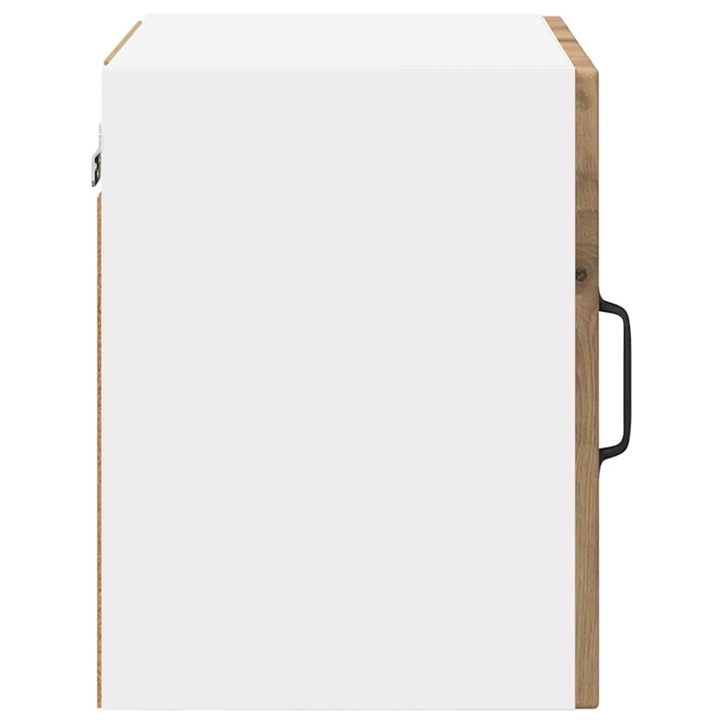 Zidni stakleni ormarić 2 pcs Umjetnički hrast 40 x 31 x 40 cm