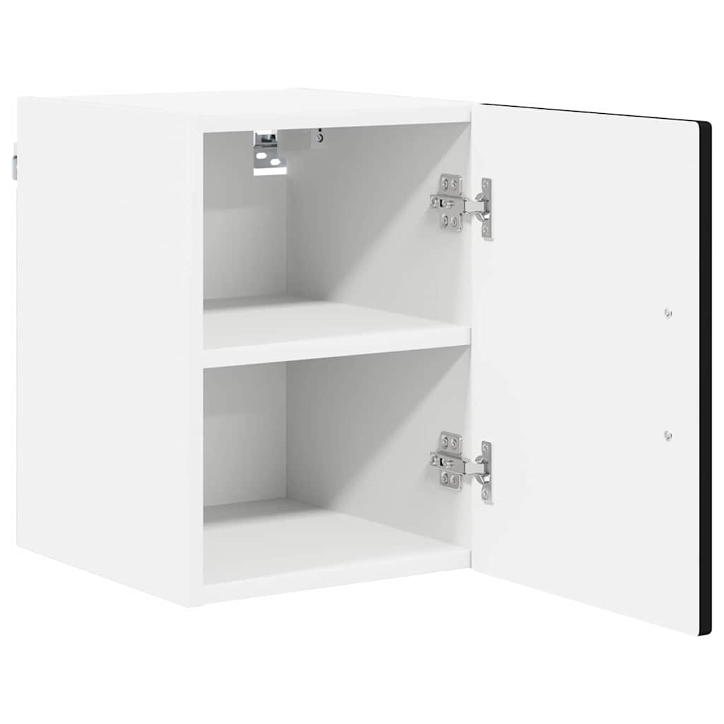 Ormar za Zid 2 pcs Crna 30 x 31 x 40 cm Konstruirano drvo
