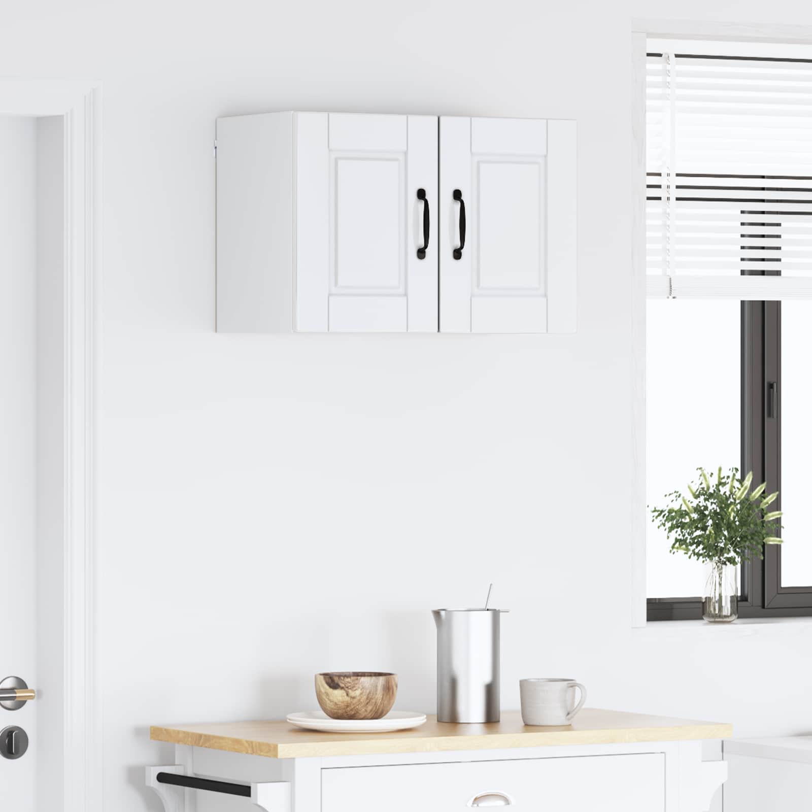 Ormar za Zid 2 pcs Visoki sjaj bijela 30 x 31 x 40 cm