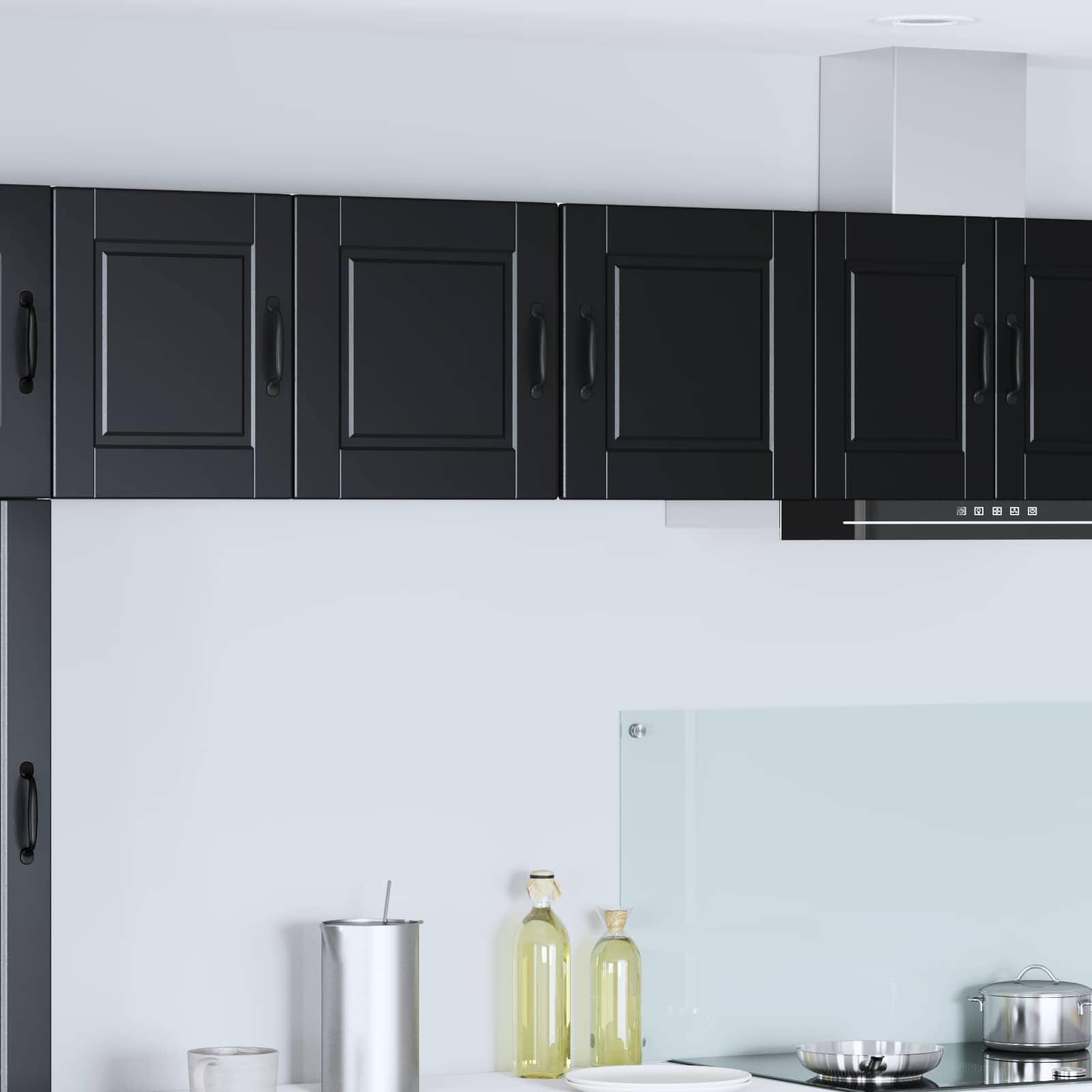 Ormar za Zid Crna 40 x 31 x 40 cm Konstruirano drvo
