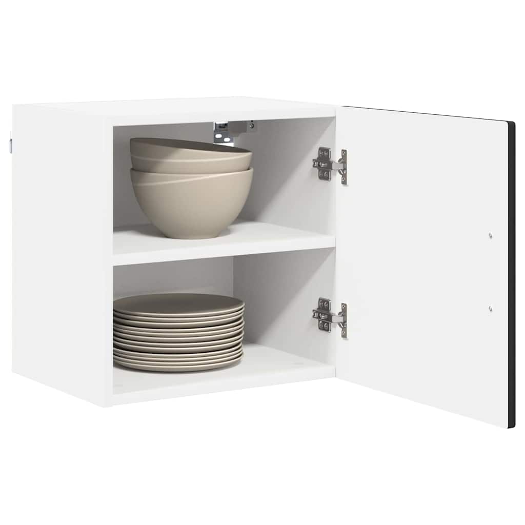 Ormar za Zid 2 pcs Crna 40 x 31 x 40 cm Konstruirano drvo