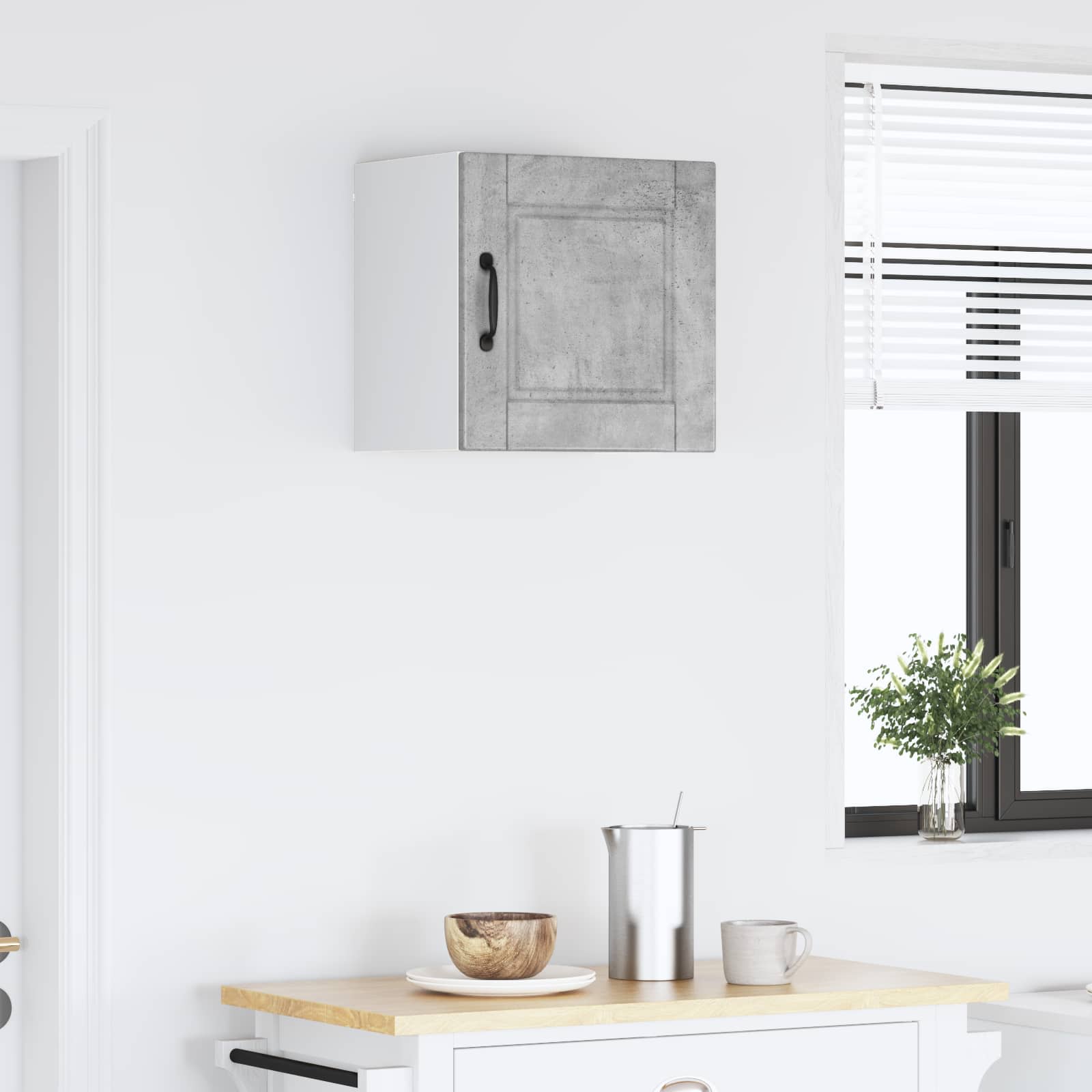 Ormar za Zid Betonski sivi 40 x 31 x 40 cm Konstruirano drvo