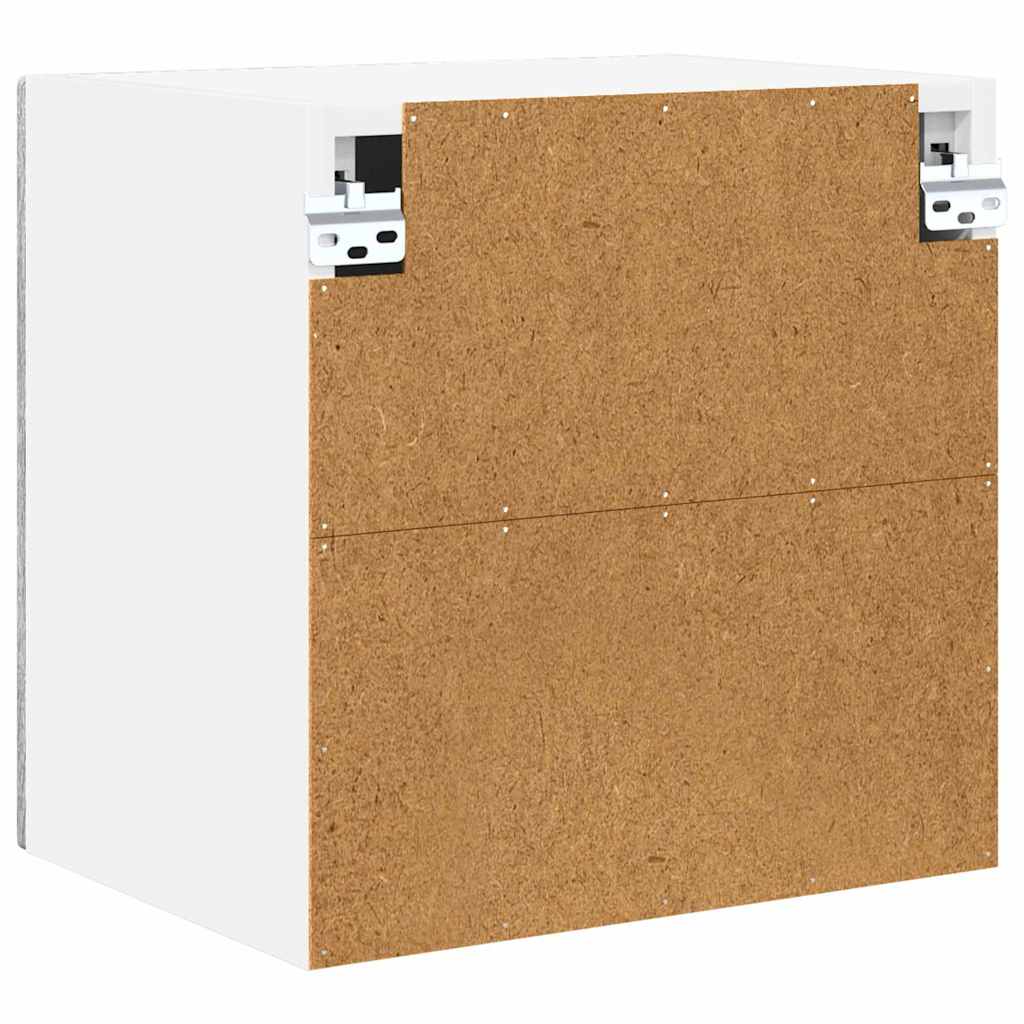 Ormar za Zid 2 pcs Siva Sonoma 40 x 31 x 40 cm