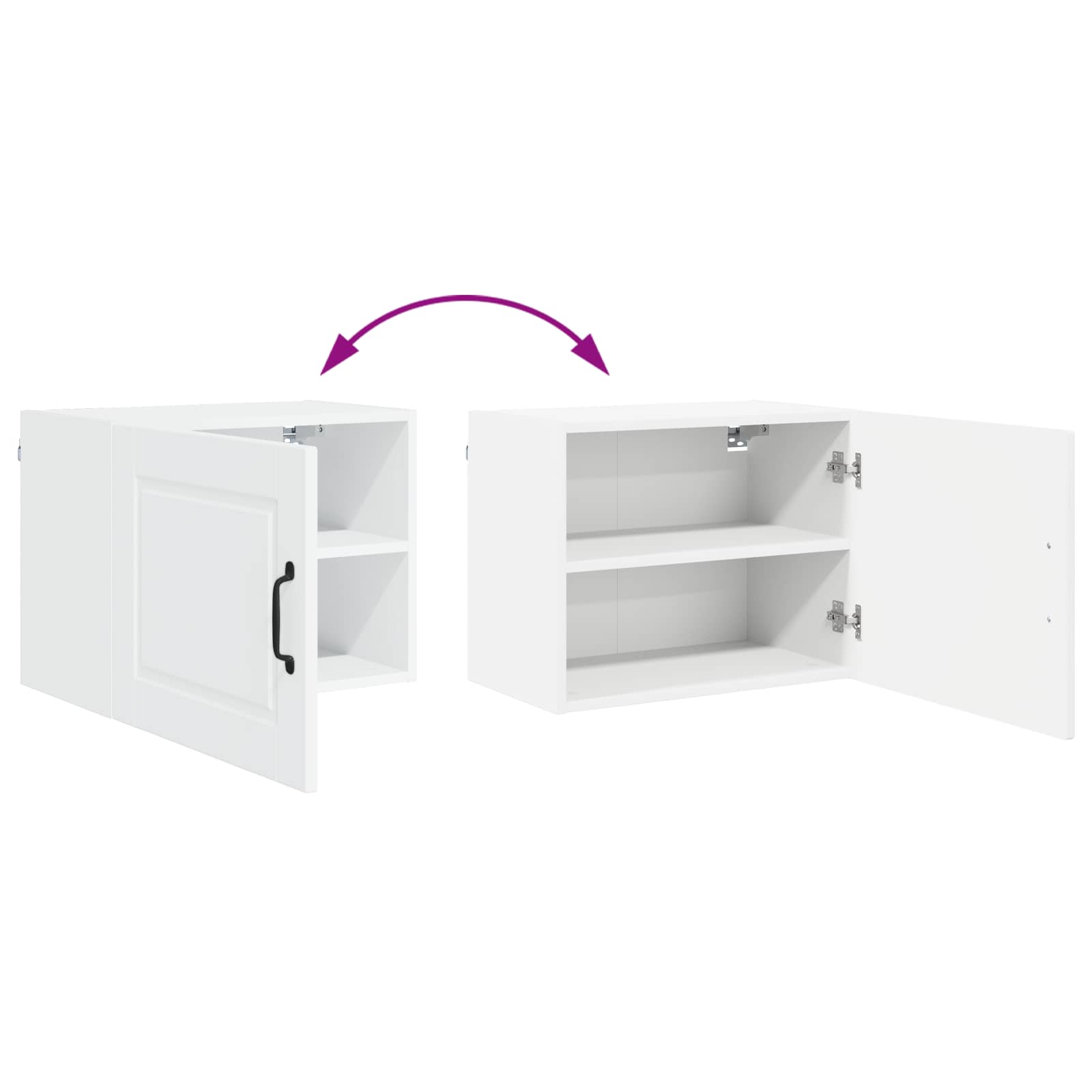 Ormar za Zid Bijelo 50 x 31 x 40 cm Konstruirano drvo